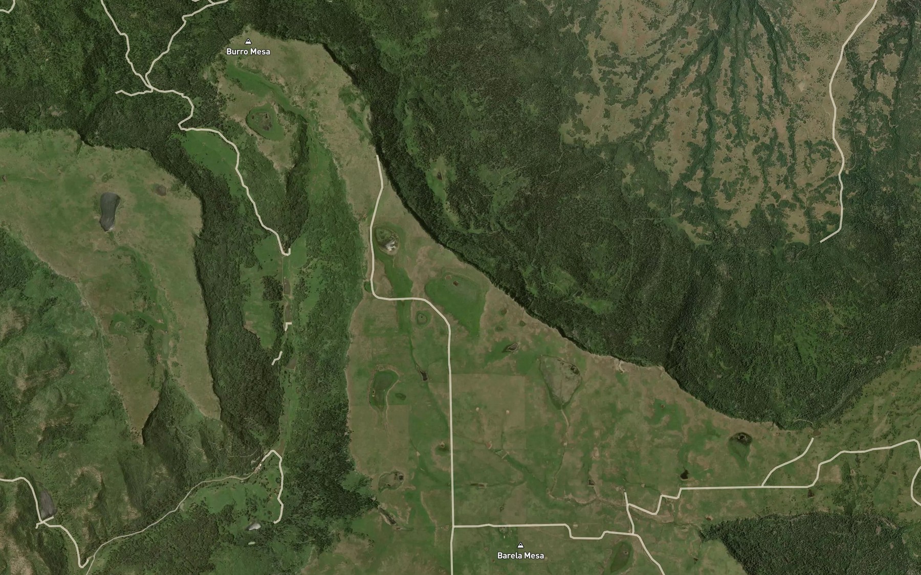 Satellite map of the Mararski Lake