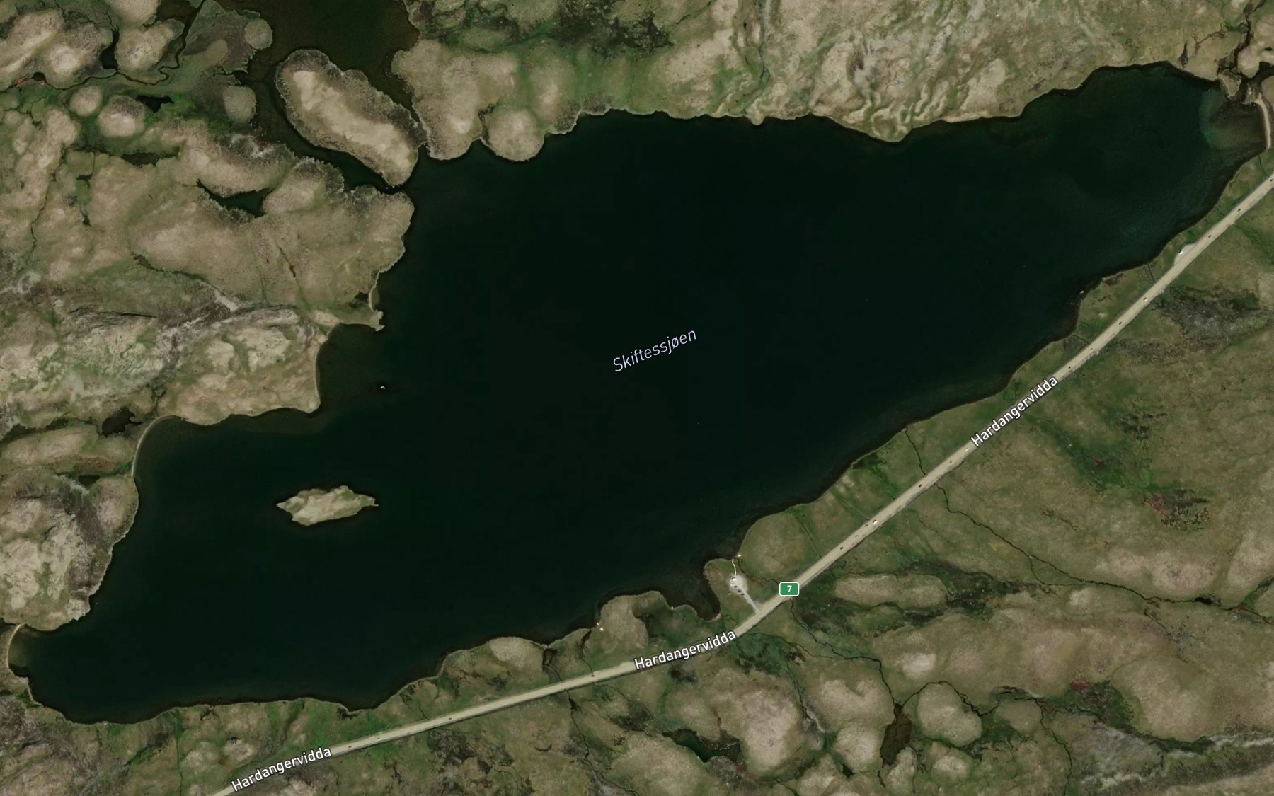 Satellite map of the Skiftesjoen
