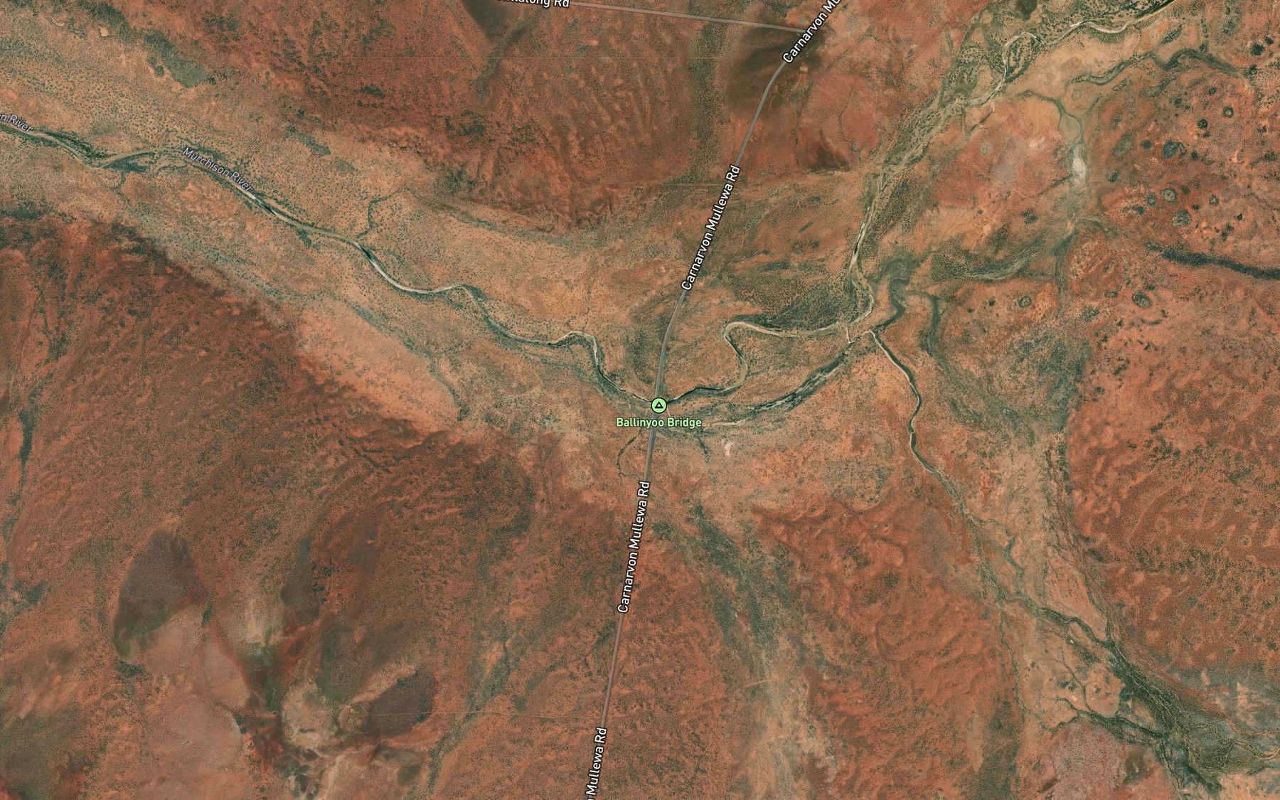 Satellite map of the Ballinyoo Spring