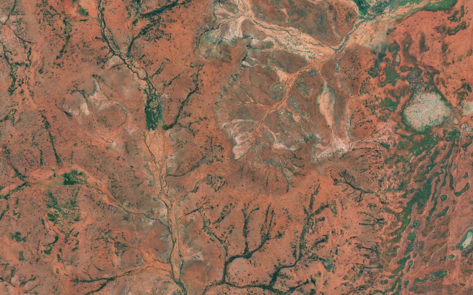 Satellite map of the Mirinya Creek