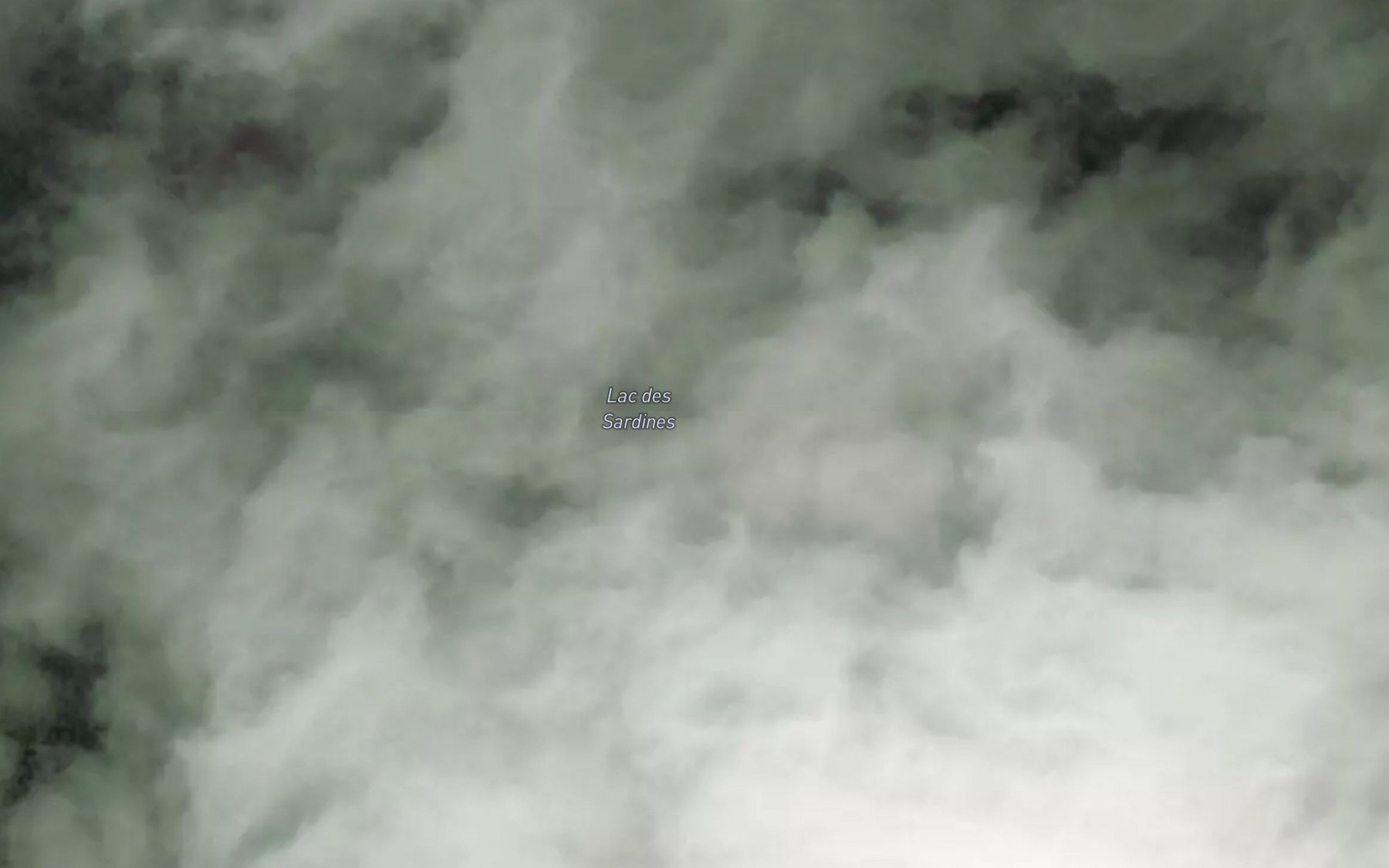 Satellite map of the Lac des Sardines