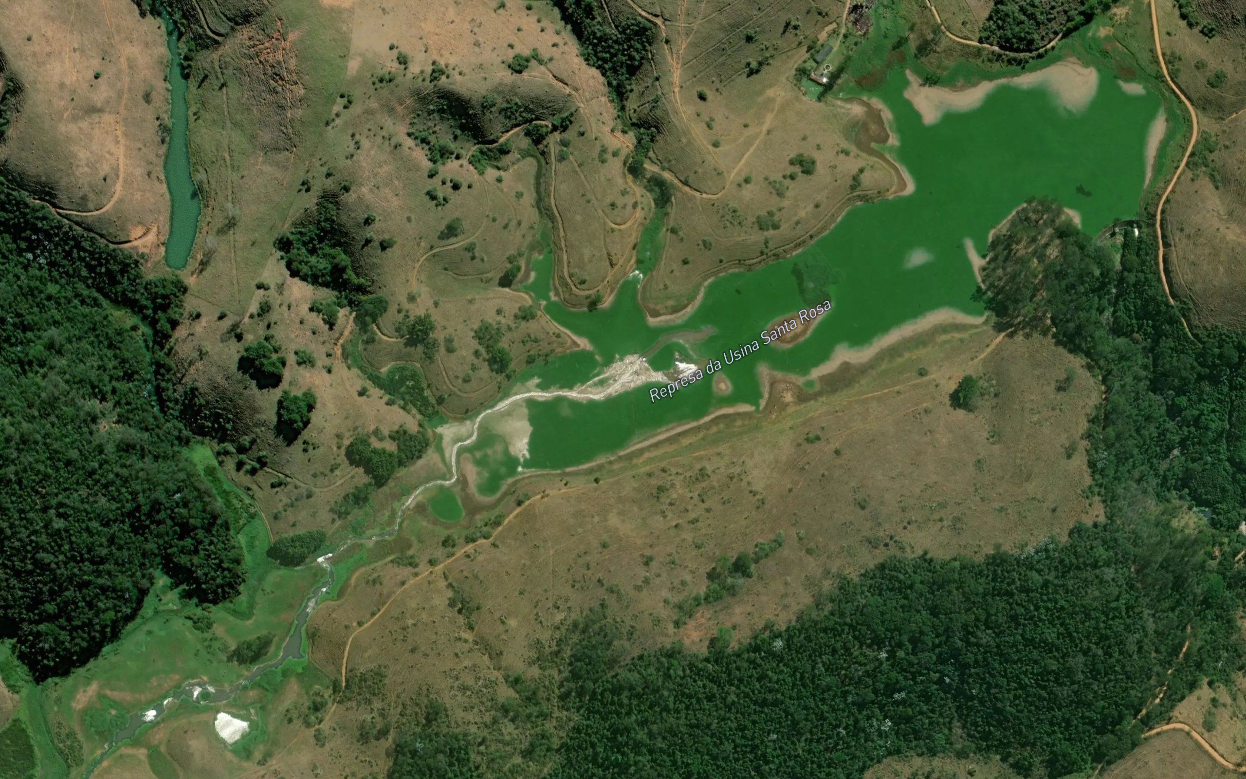 Represa da Usina Santa Rosa