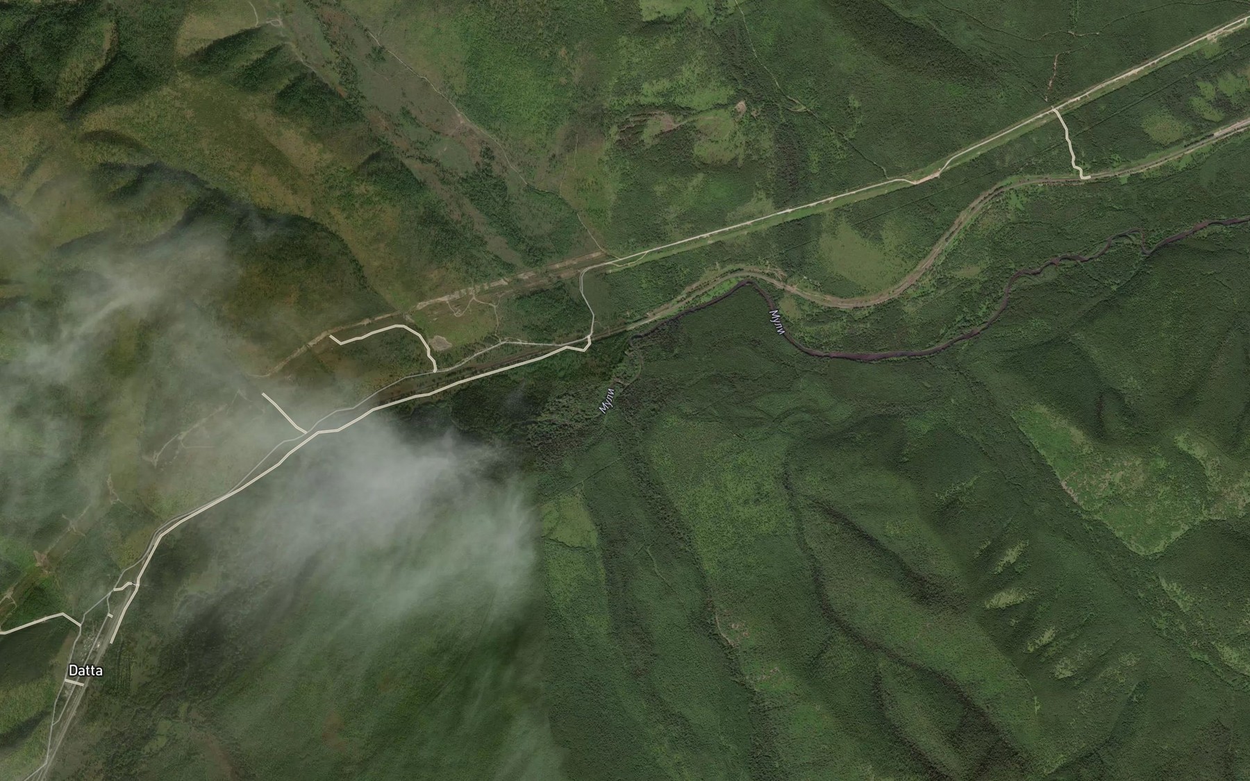 Satellite map of the Gorelyy