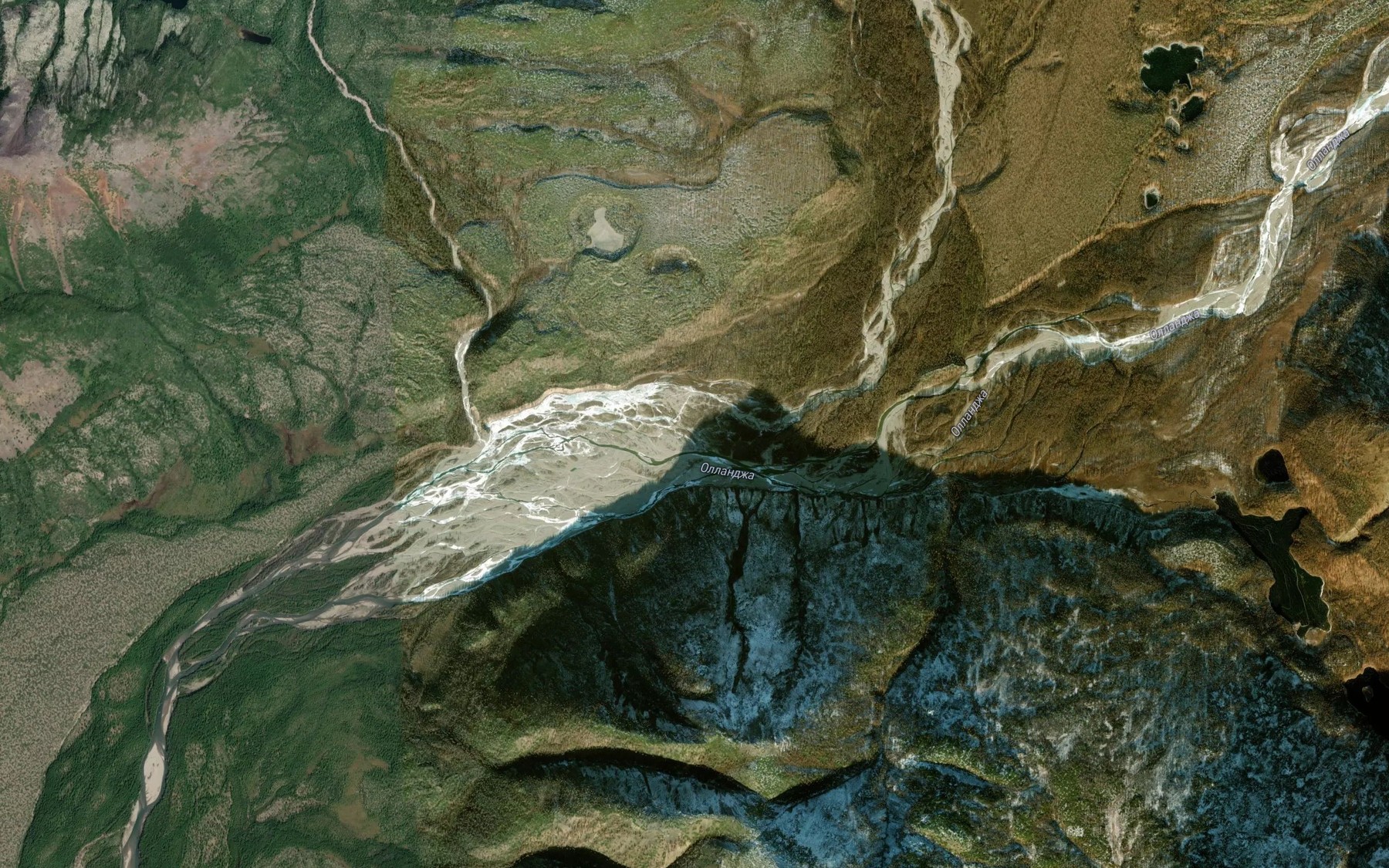 Satellite map of the Darpirchan