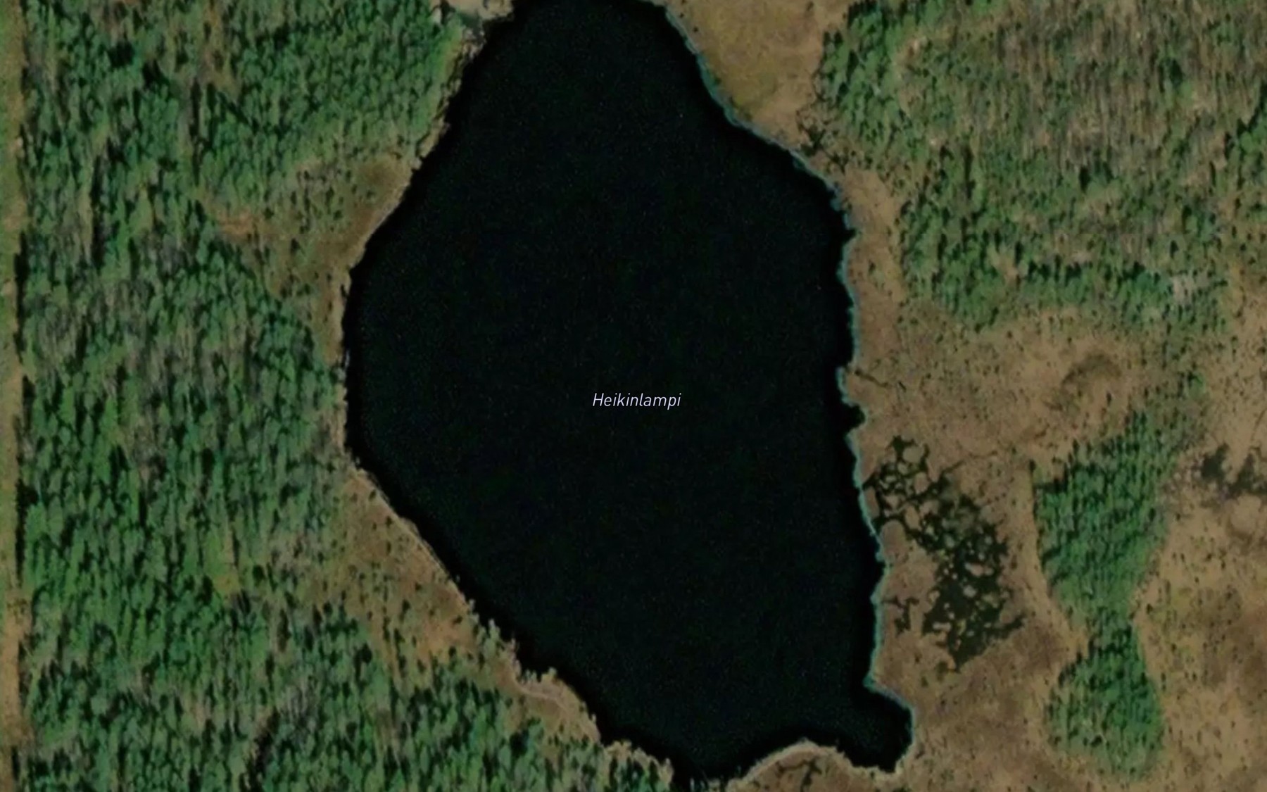 Satellite map of the Heikinlampi