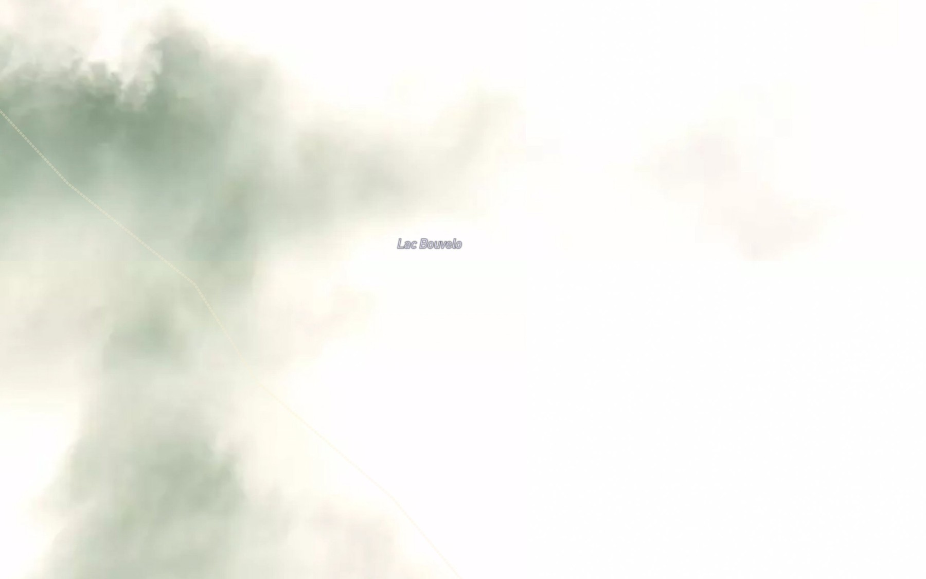 Satellite map of the Lac Bouvelo