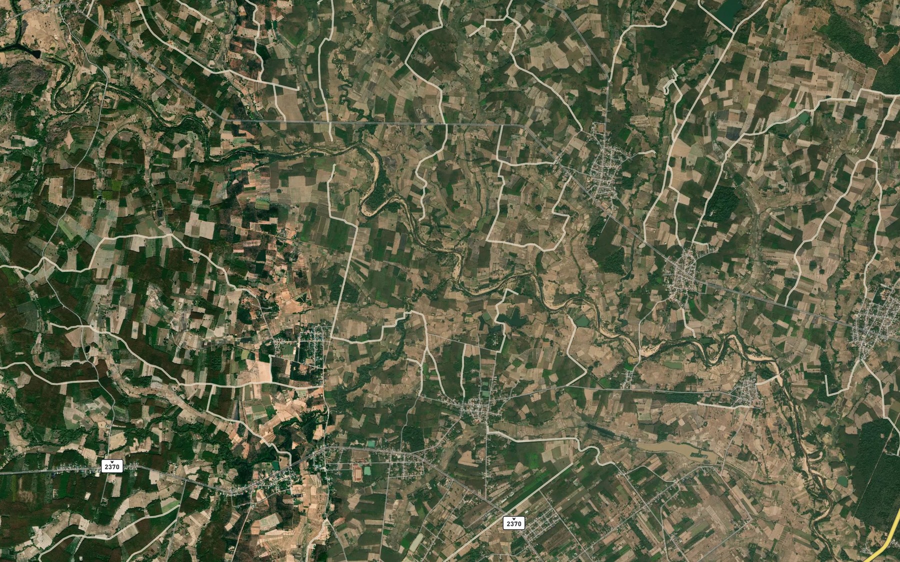 Satellite map of the Huai Krabian