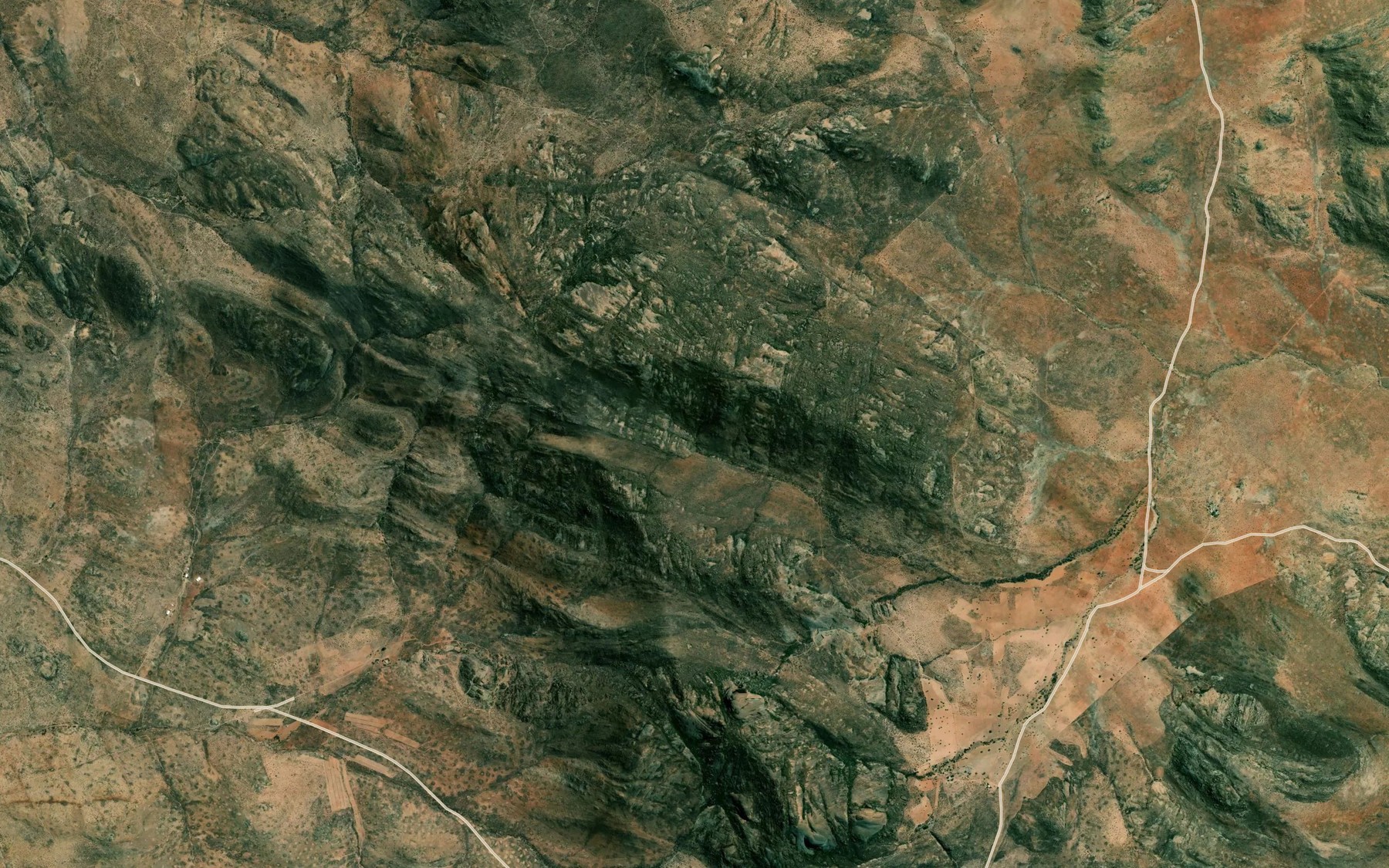 Satellite map of the Hangsfontein