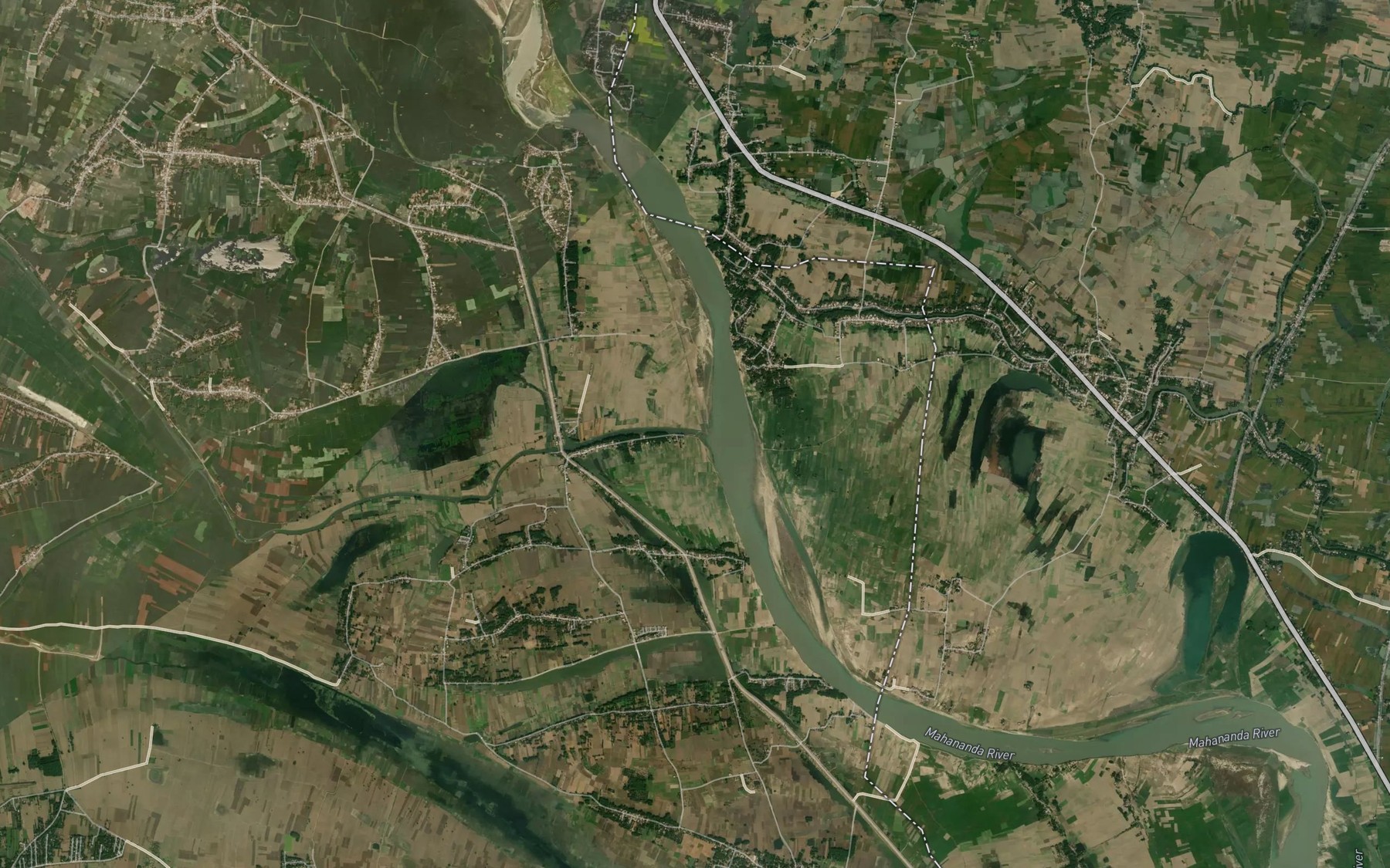 Satellite map of the Ghasia Nadi