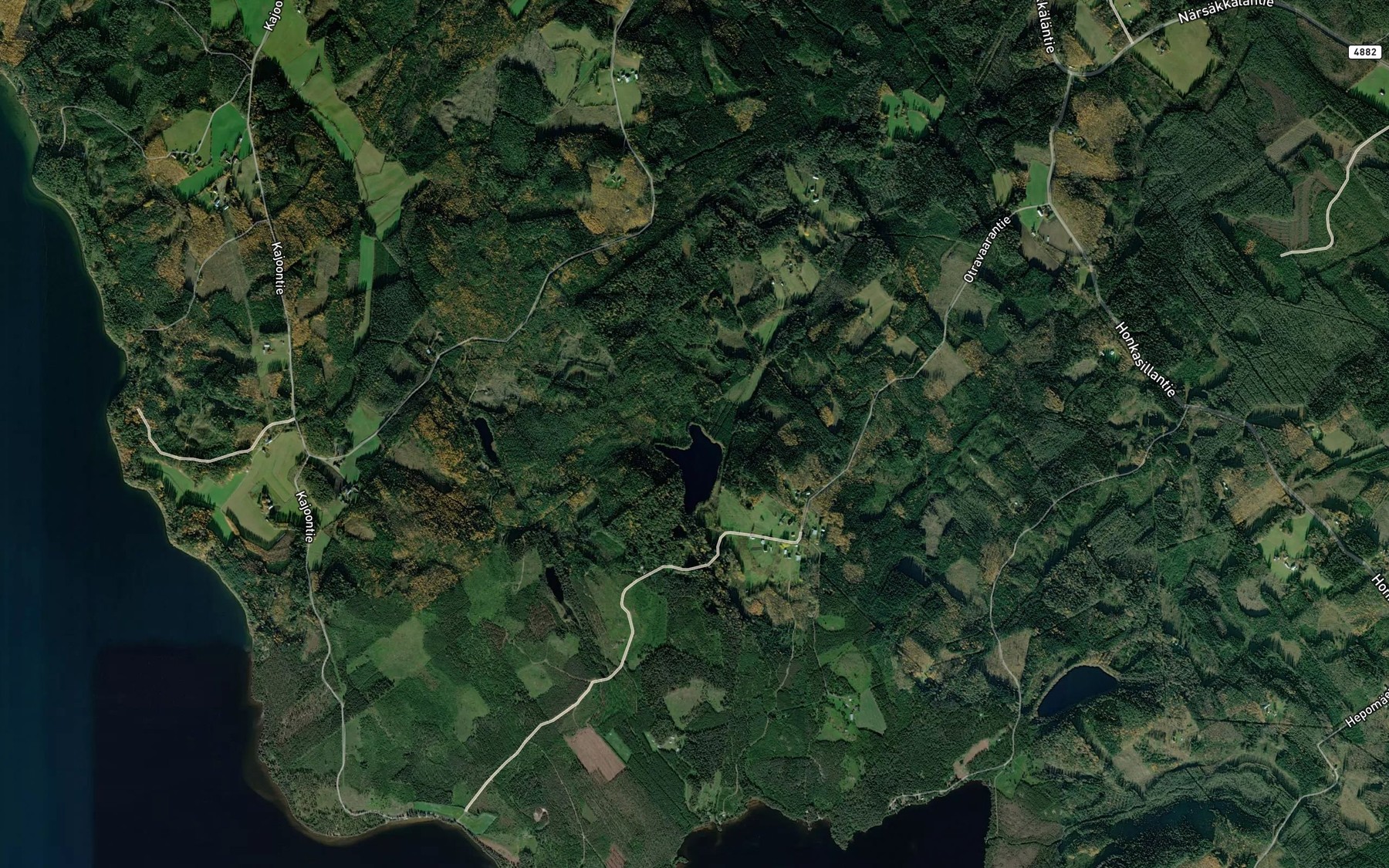 Satellite map of the Samulinlahti