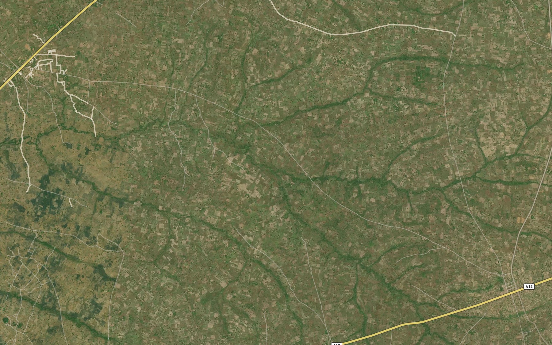 Satellite map of the River Ponpo