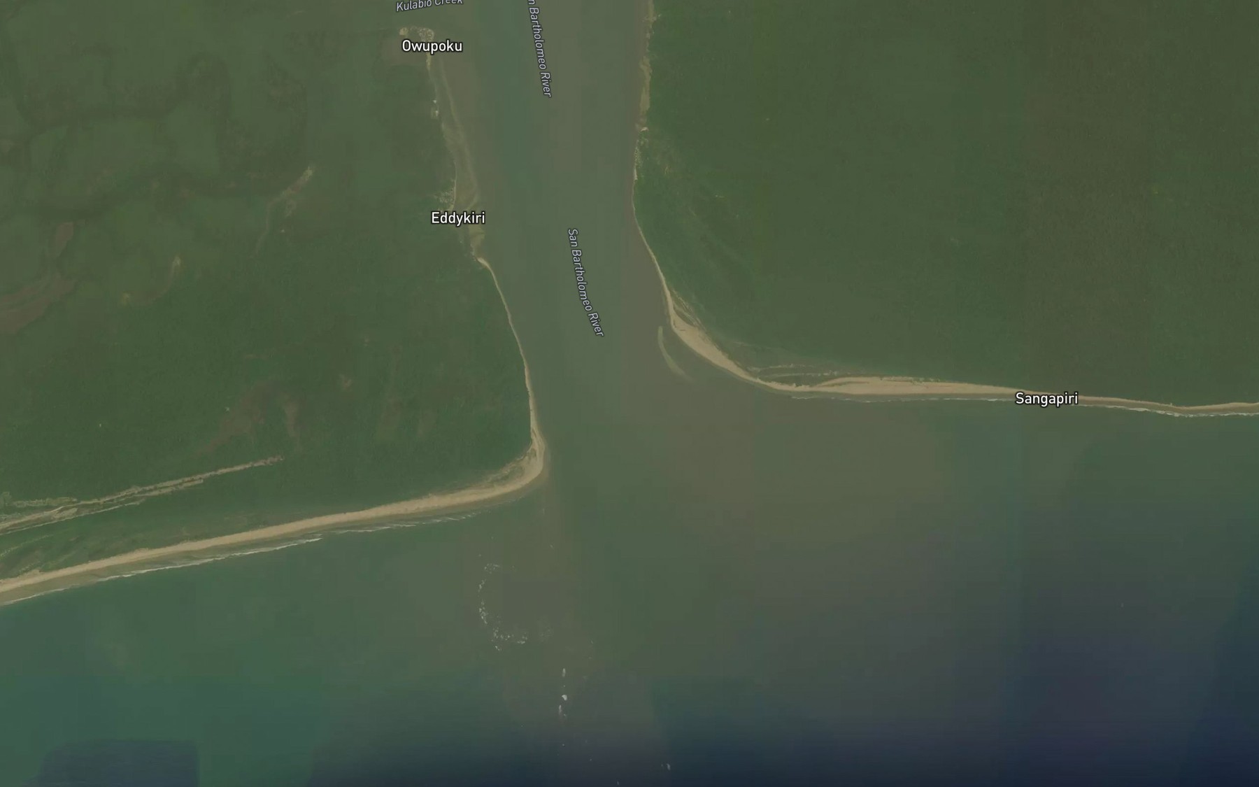 Satellite map of the SanBartholomeo