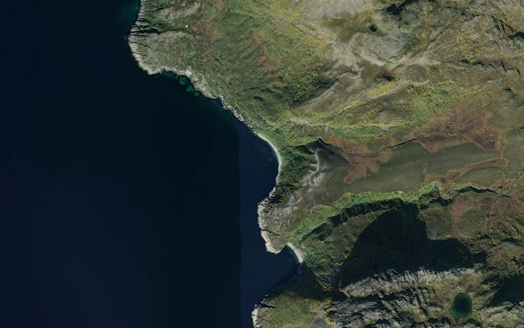 Satellite map of the Innervika
