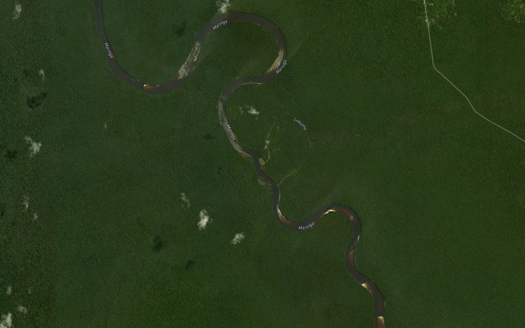 Satellite map of the Lokomo