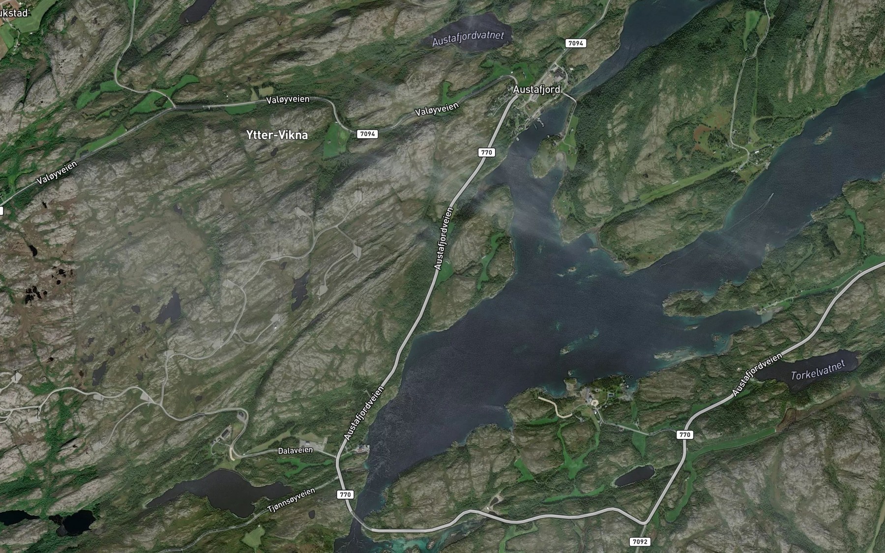 Satellite map of the Ospvikmyro