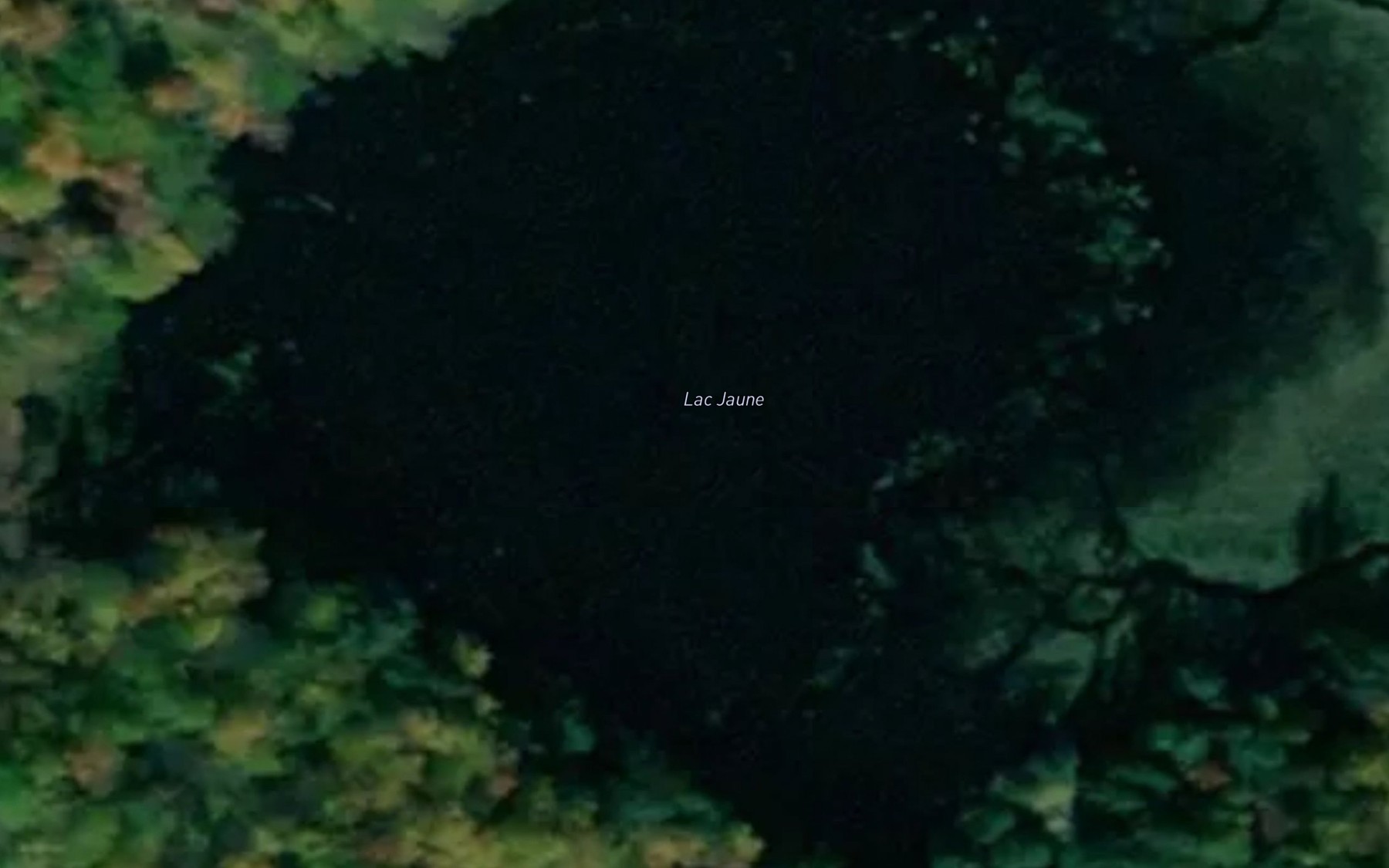 Satellite map of the Lac Jaune