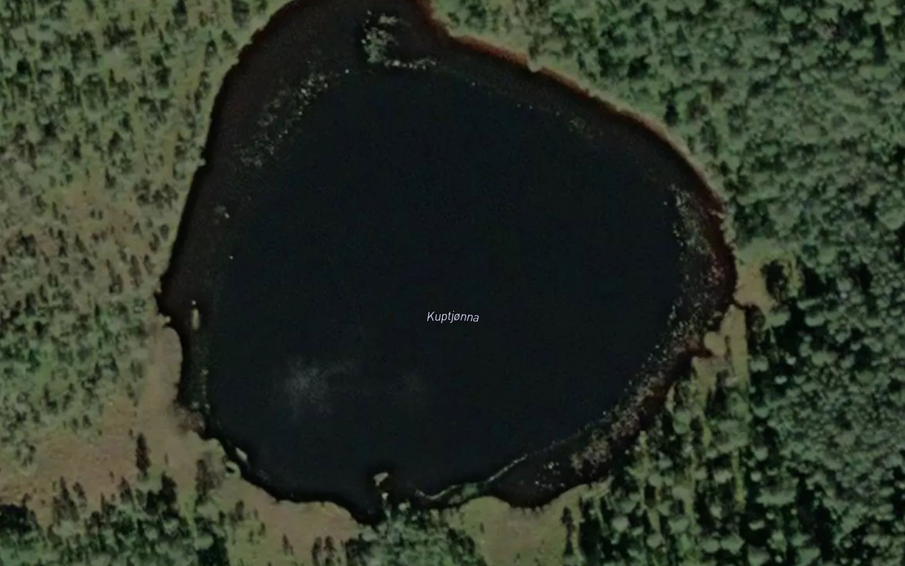 Satellite map of the Kuptjorna