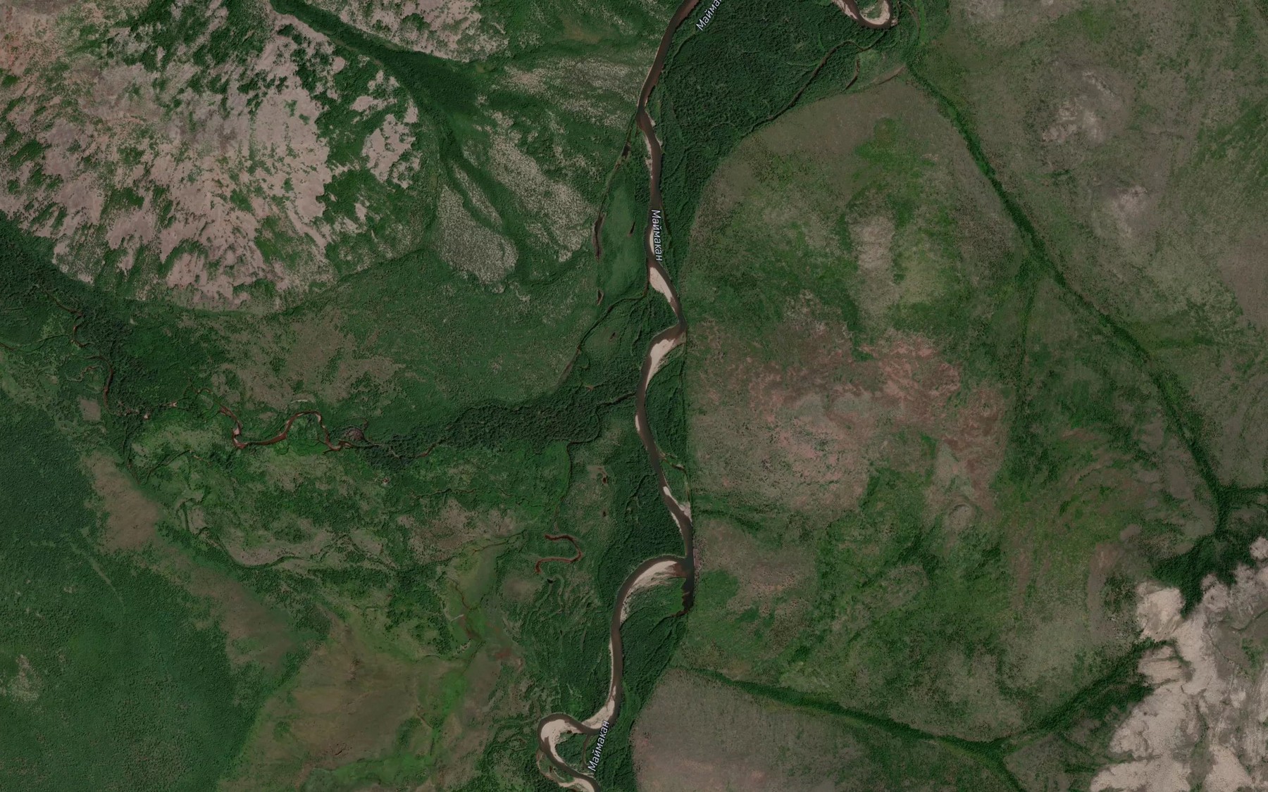 Satellite map of the Nimar