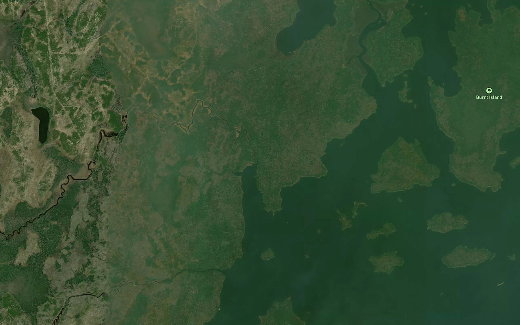 Satellite map of the Fairy Creek