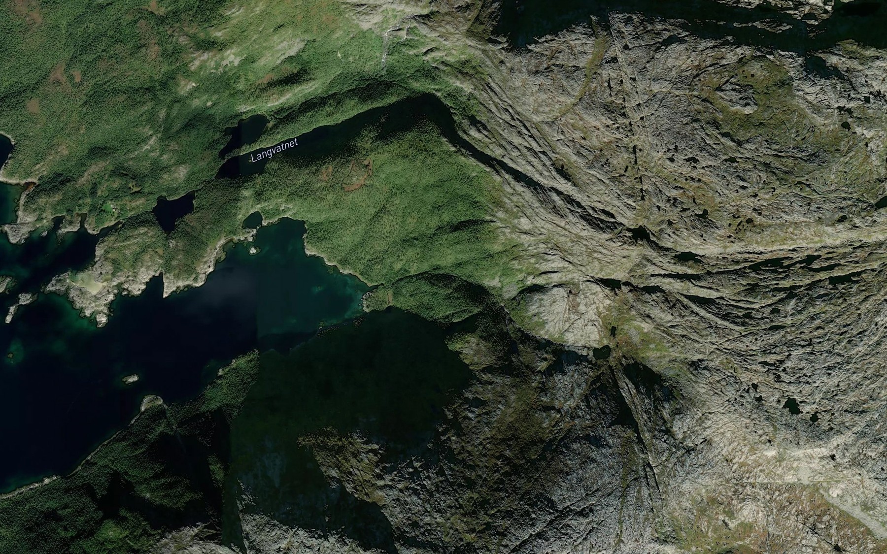 Satellite map of the Botnelva