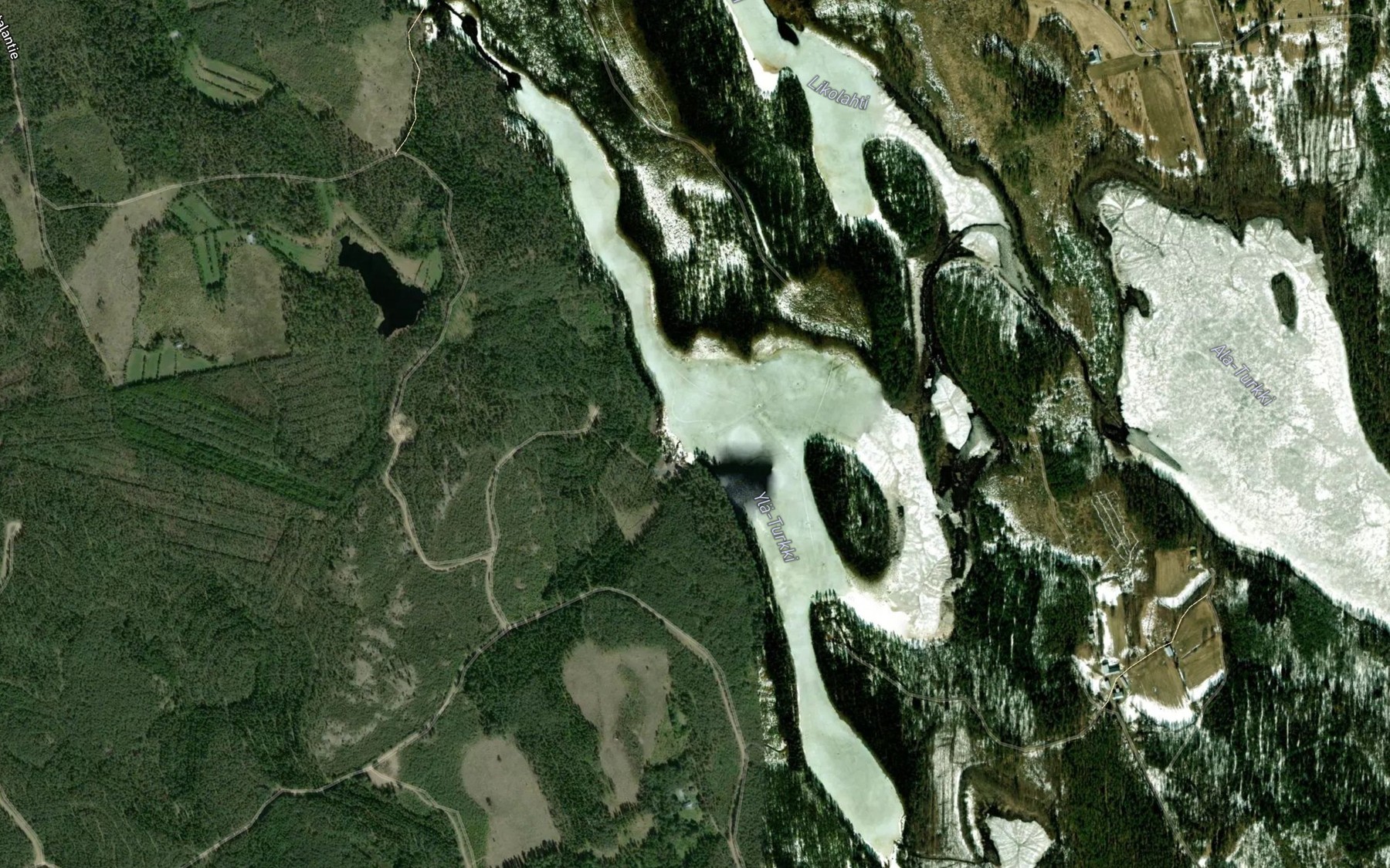 Satellite map of the Yla-Turkki