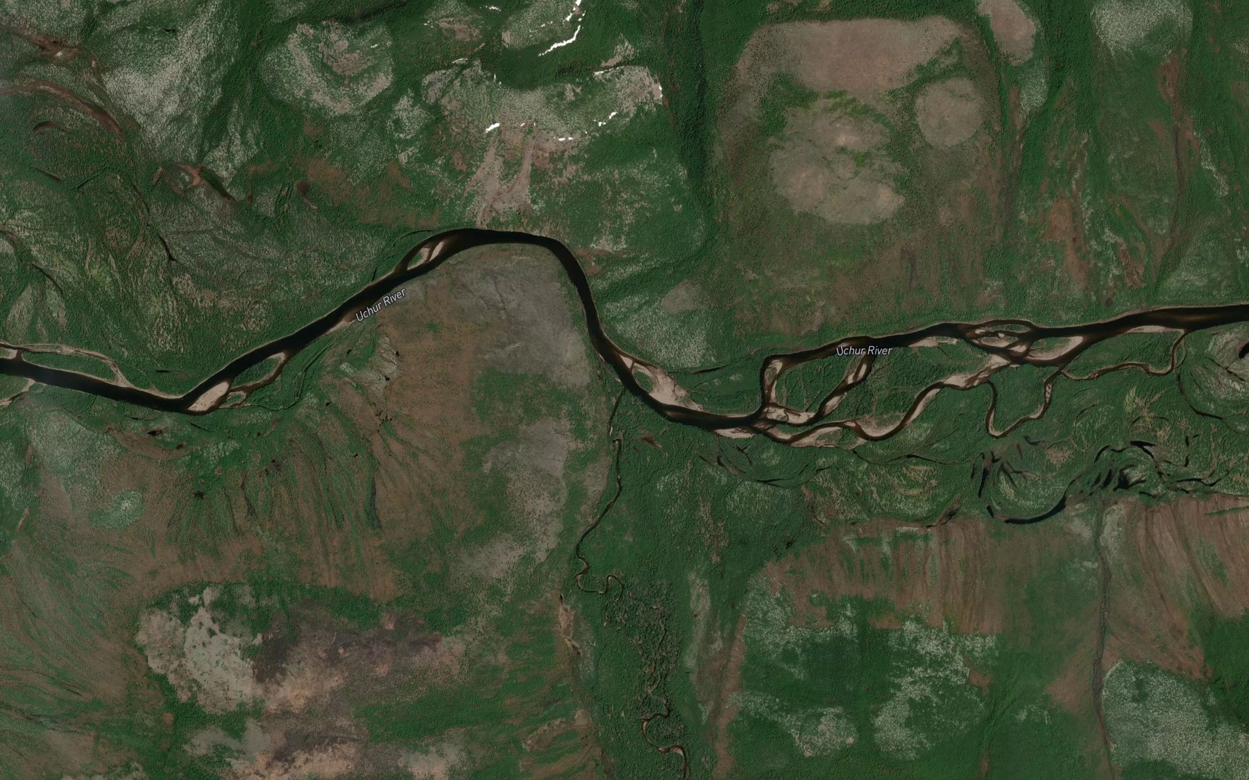 Satellite map of the Nyuyesmar