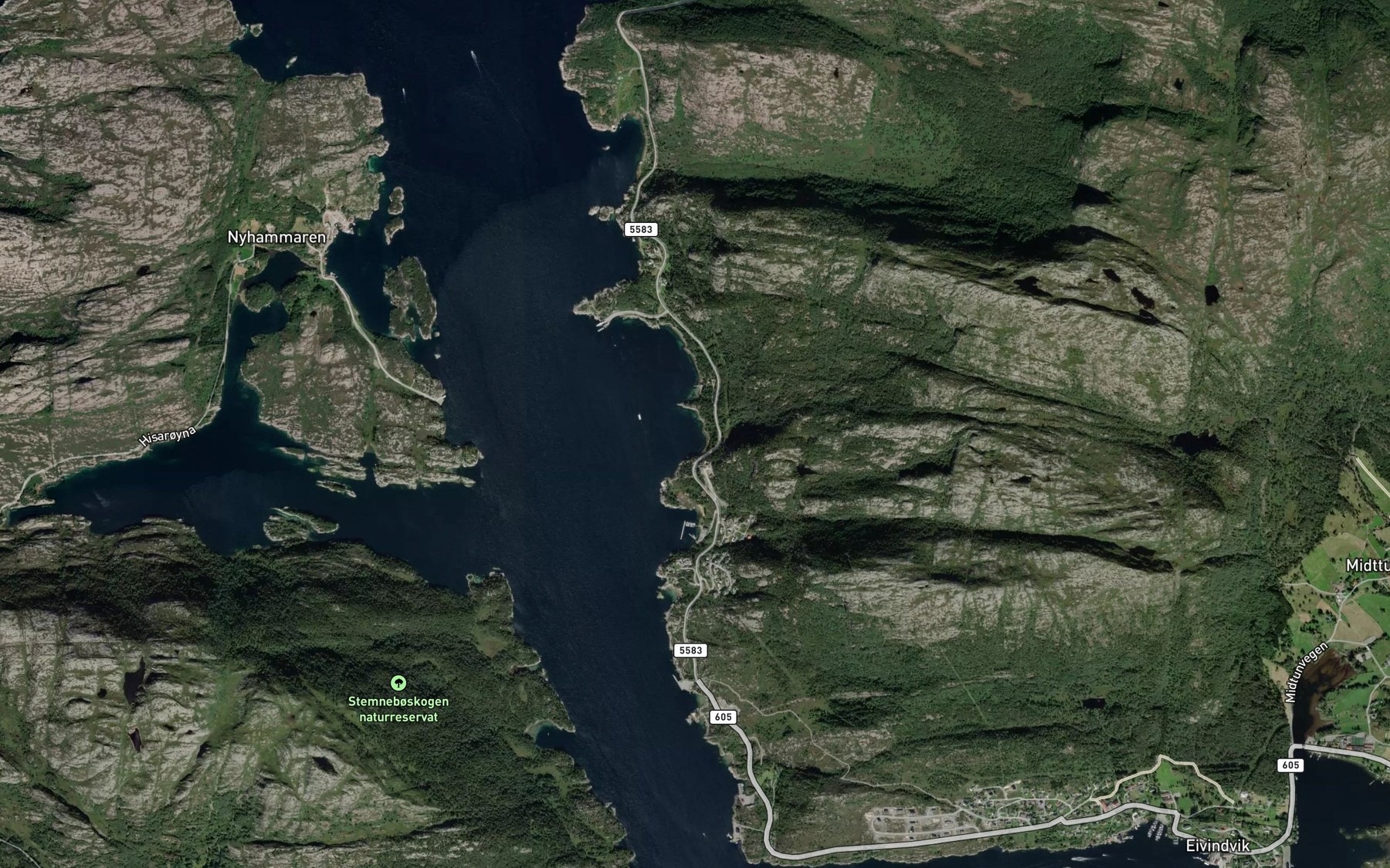Satellite map of the Taskevika