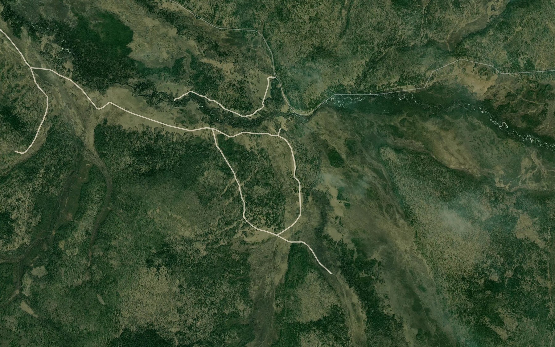 Satellite map of the Pravaya Kuyada