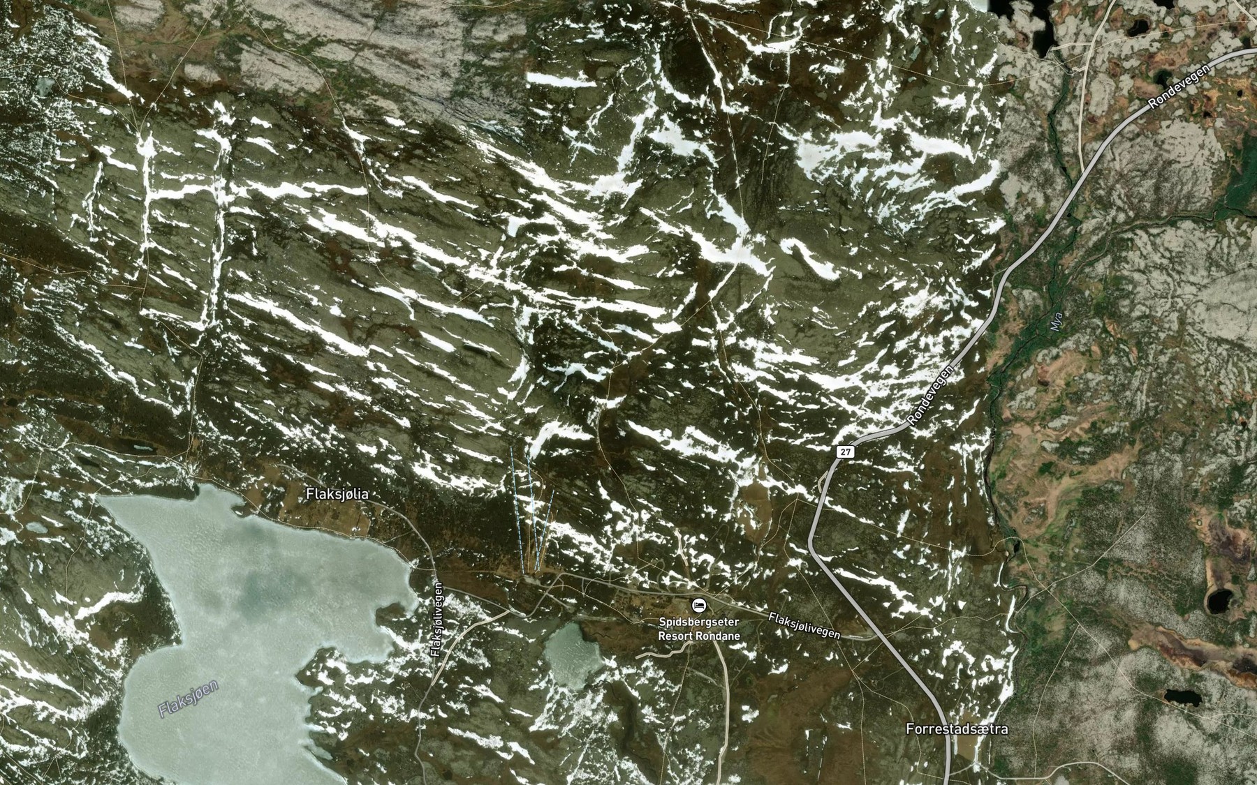 Satellite map of the Slaggaan