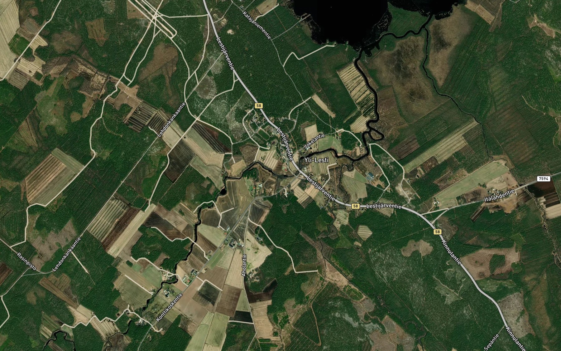 Satellite map of the Kalliokoski