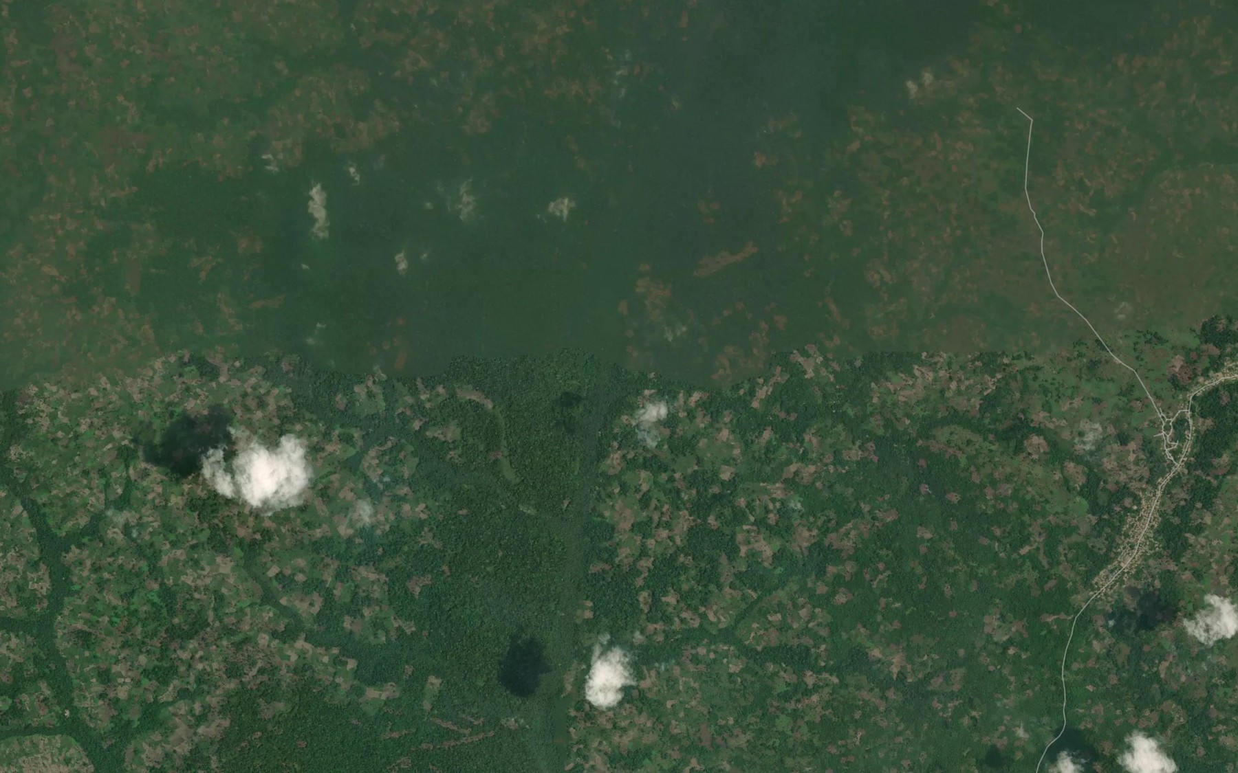 Satellite map of the Kamulibule