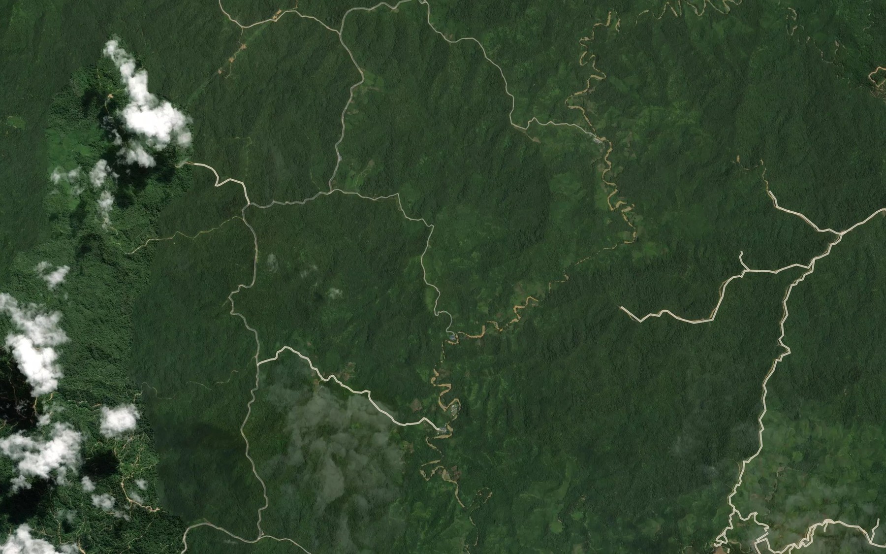 Satellite map of the Sungai Buloh Antu