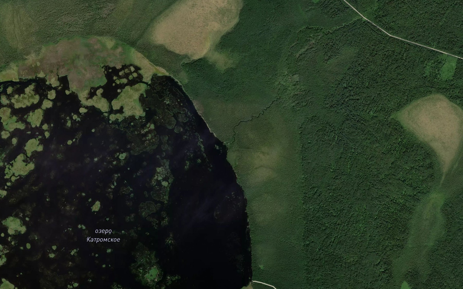 Satellite map of the Katroma