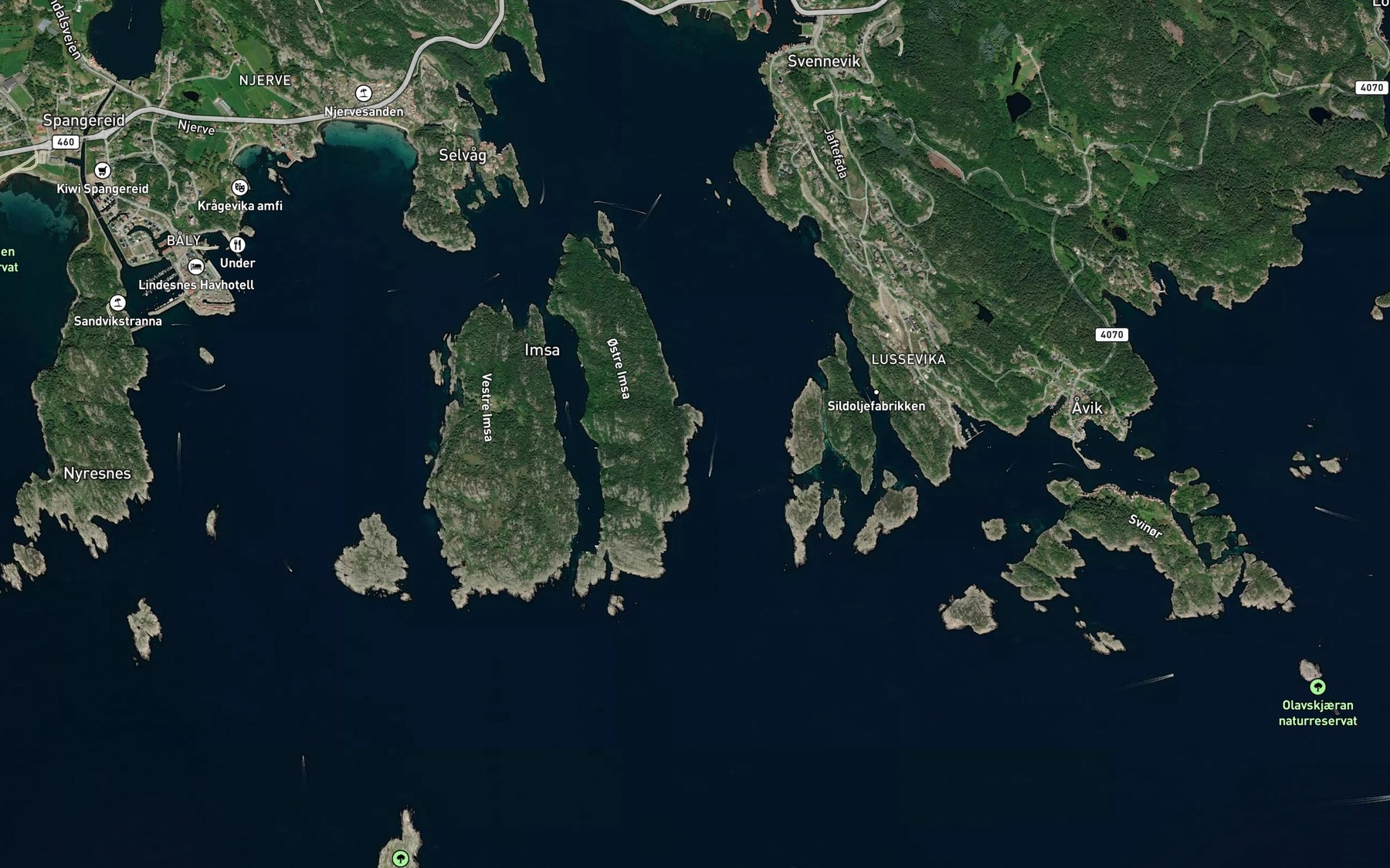 Satellite map of the Lordagsmedet