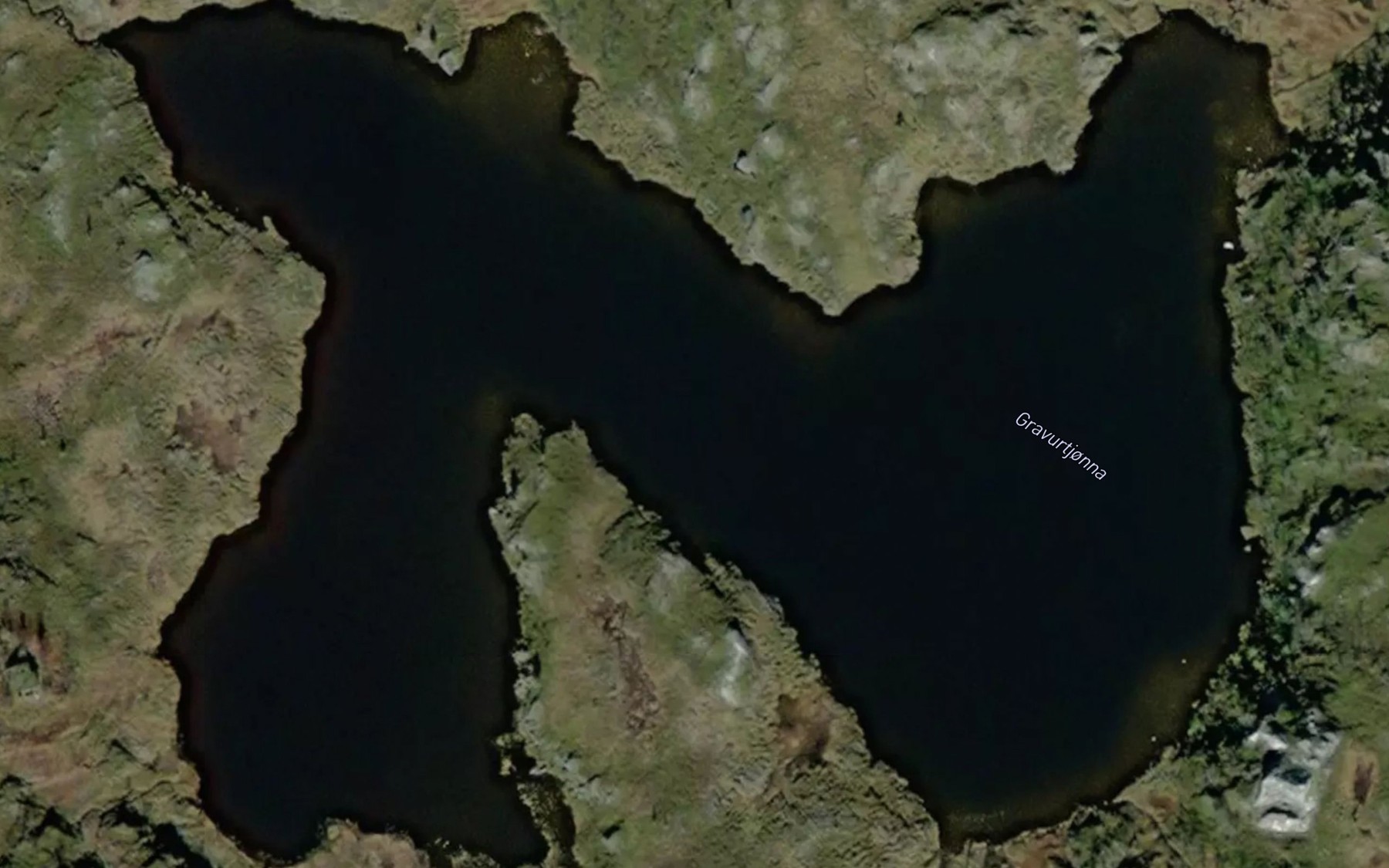 Satellite map of the Gravurdtjorna