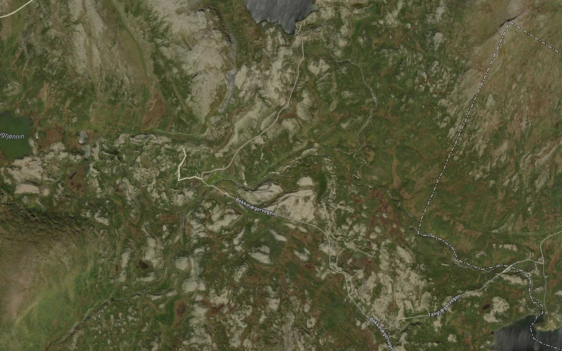 Satellite map of the Heimtjornbekken