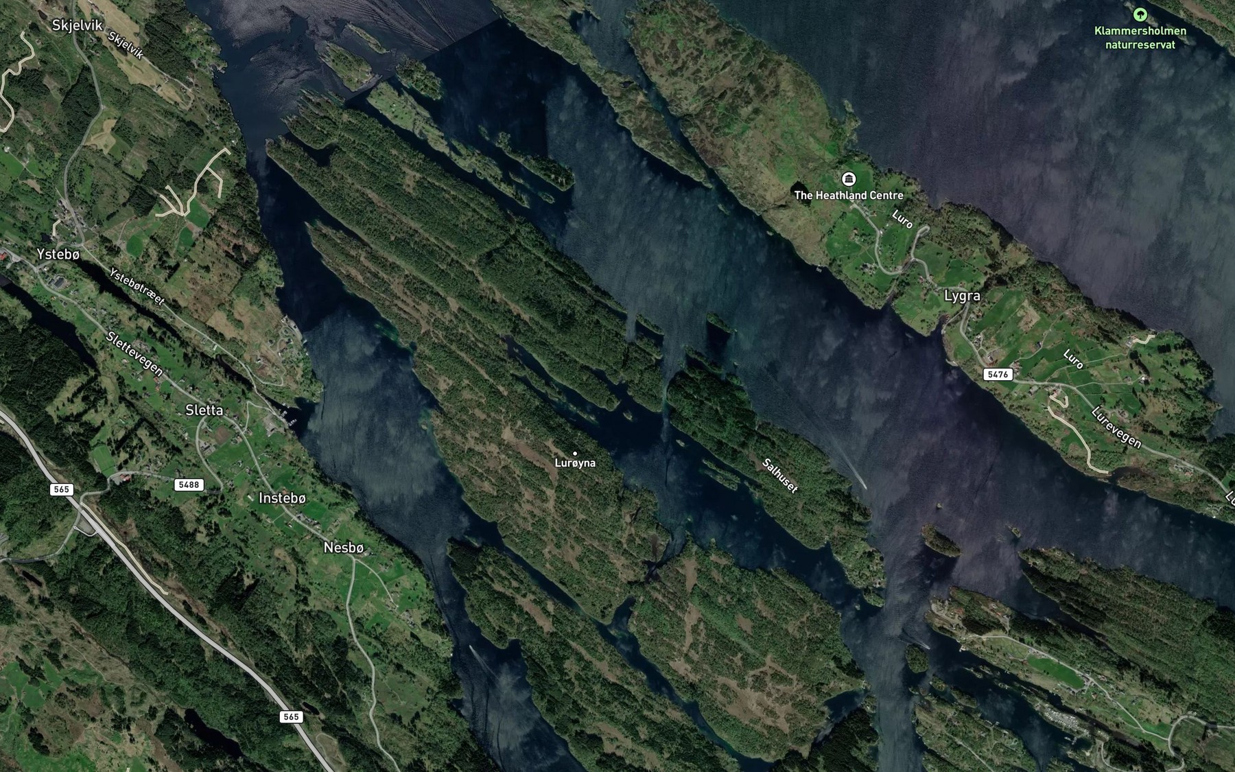 Satellite map of the Austre Havagen