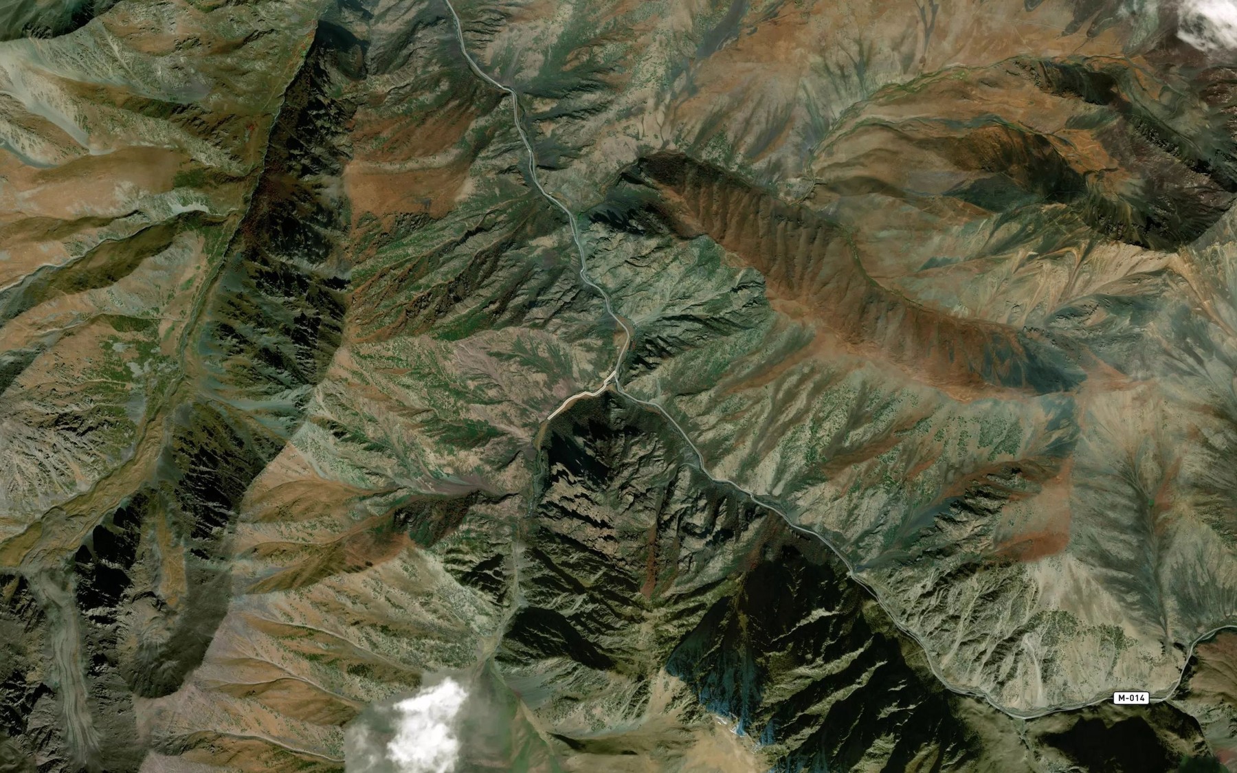 Satellite map of the Dzhartash