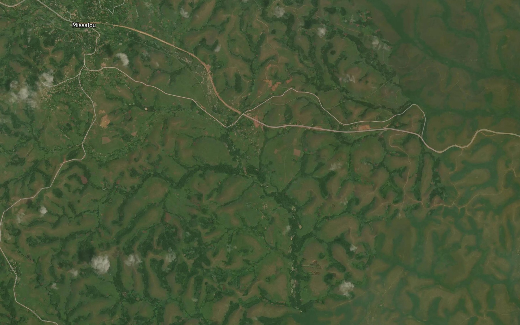 Satellite map of the Kassou