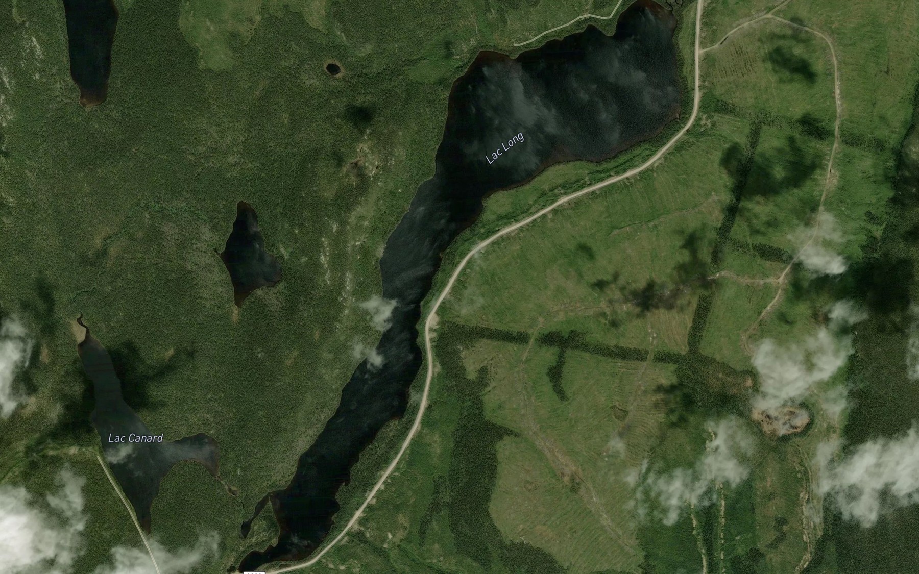 Satellite map of the Lac Long