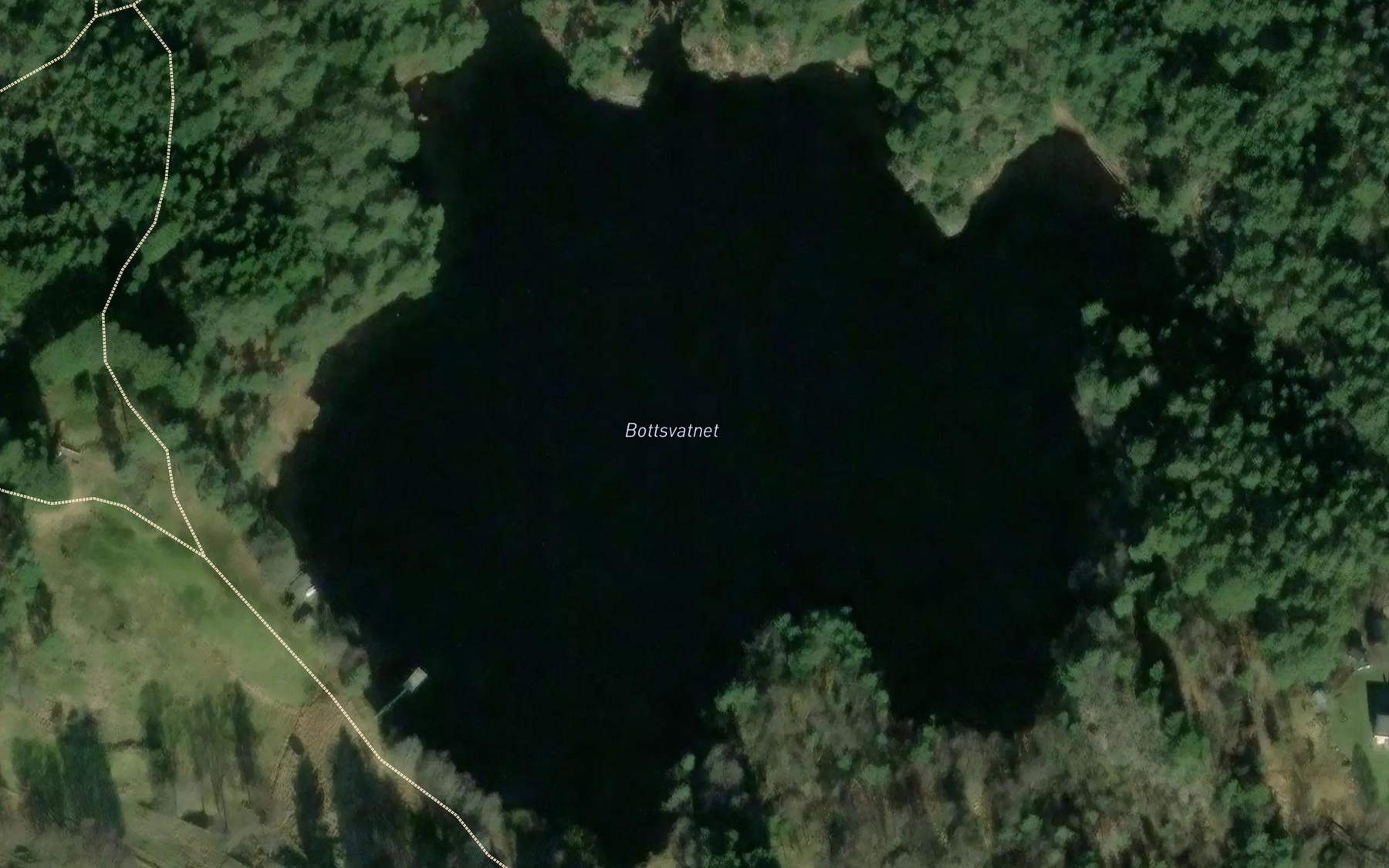 Satellite map of the Bottsvatnet