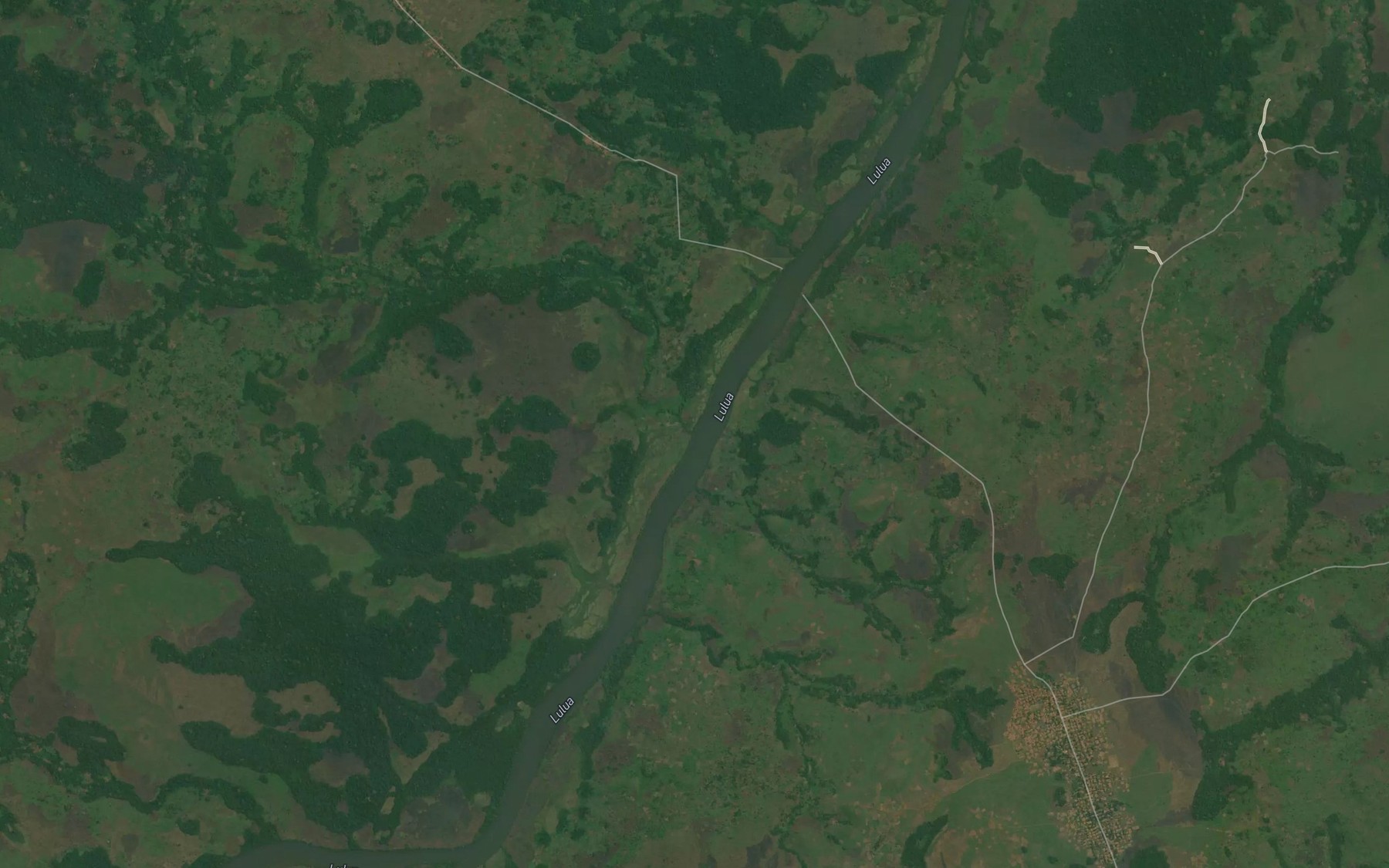 Satellite map of the Sekeji