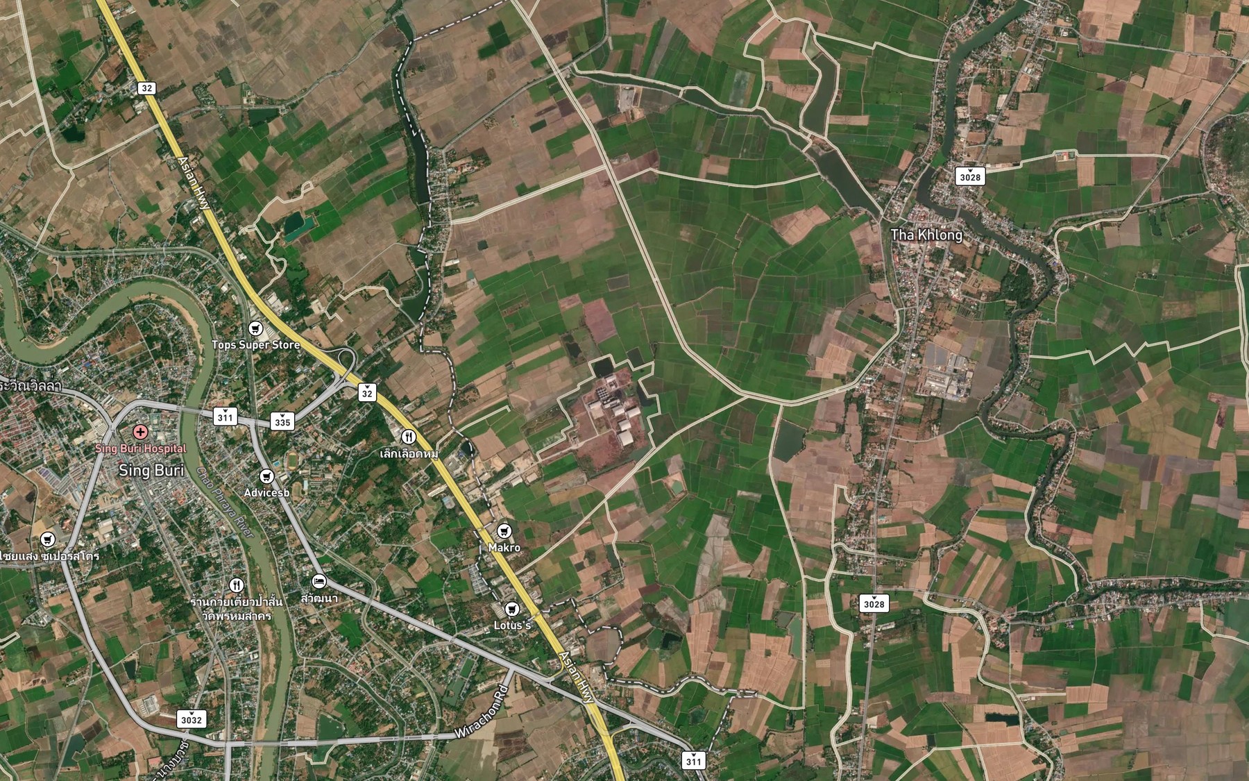 Satellite map of the Nong Lam Chon