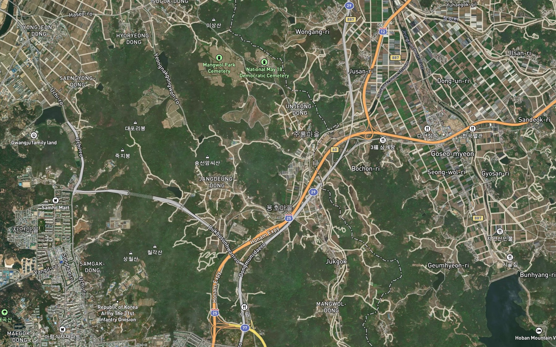 Satellite map of the Ammaegolje