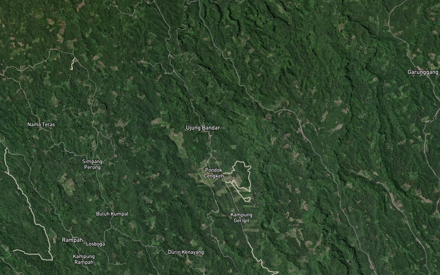 Satellite map of the Lao Talang