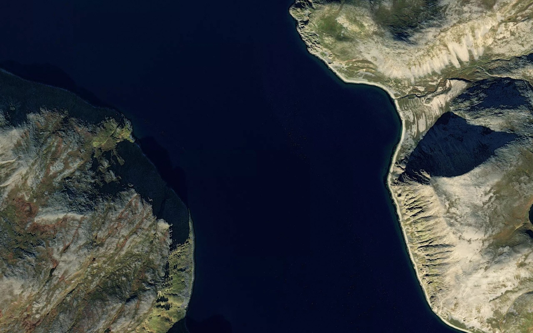 Satellite map of the Mageroysundet