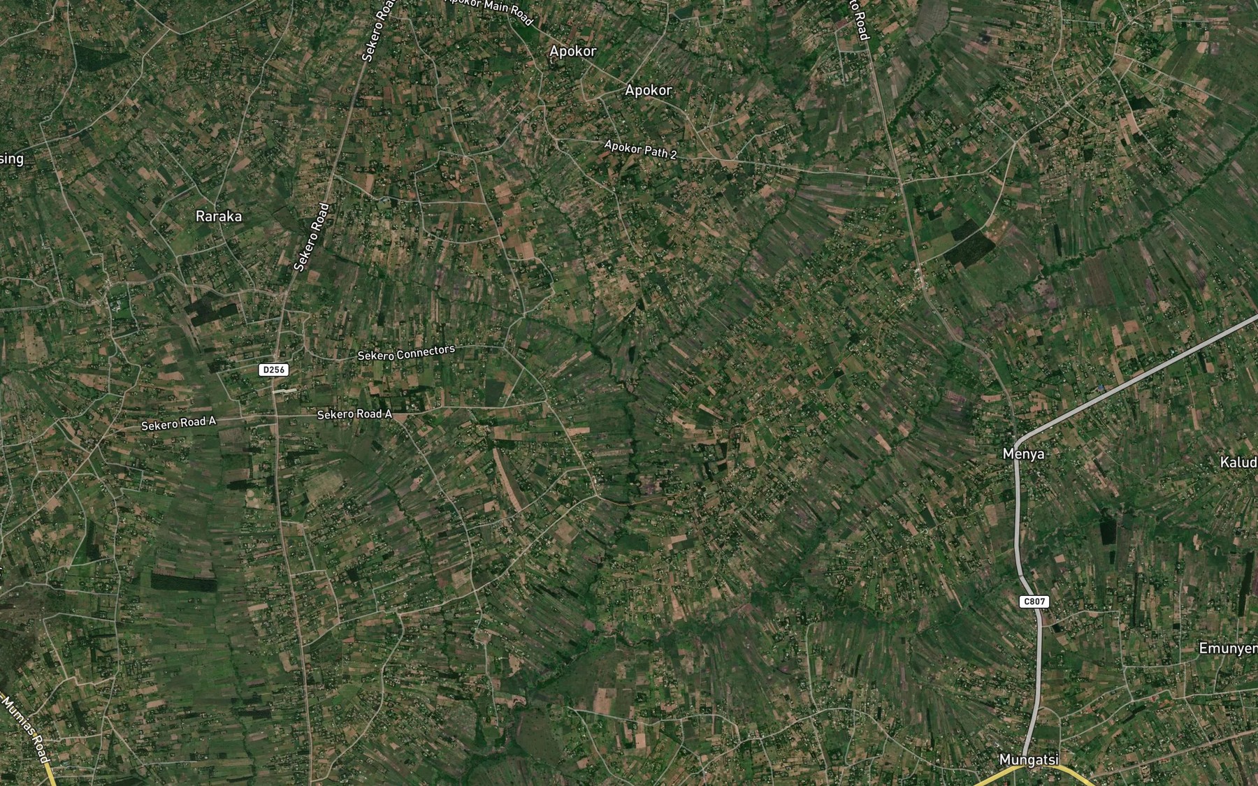 Satellite map of the Masero
