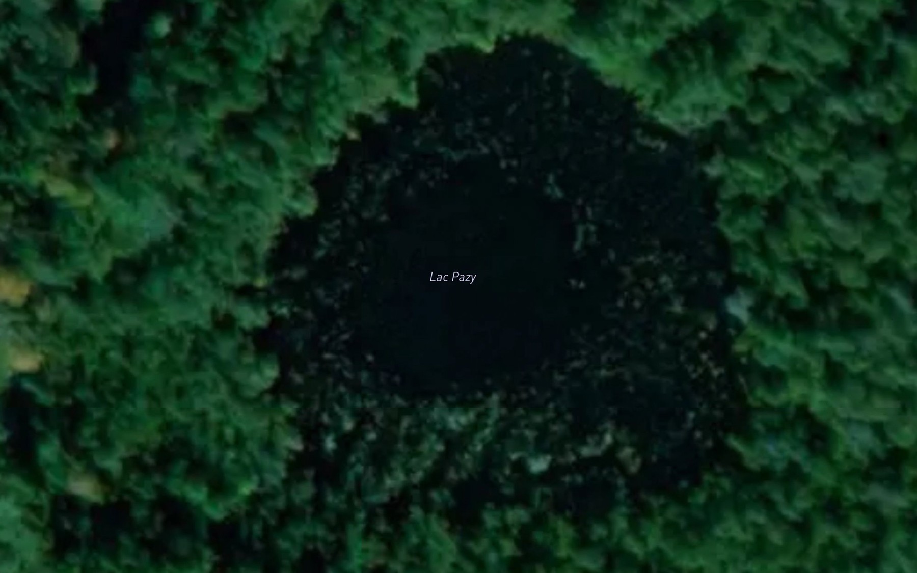Satellite map of the Lac Pazy