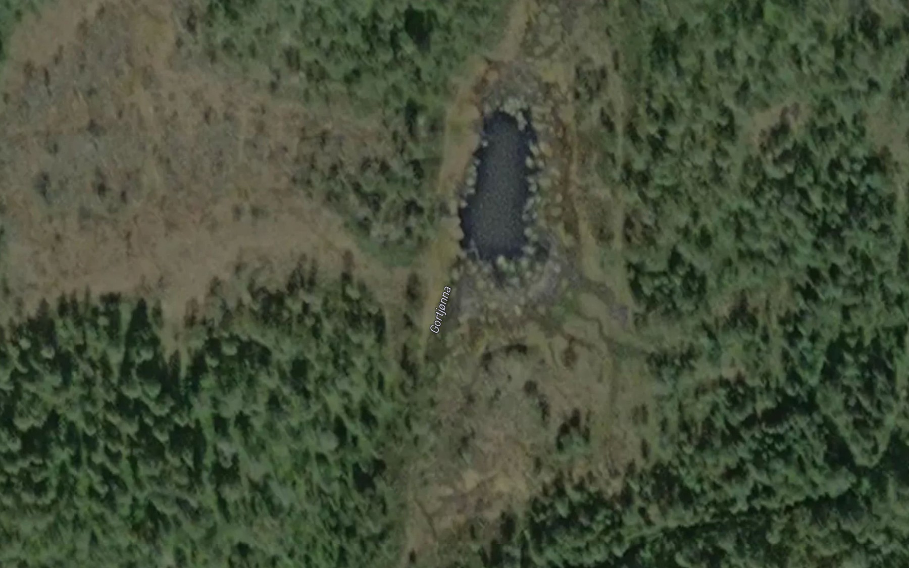 Satellite map of the Gortjorna
