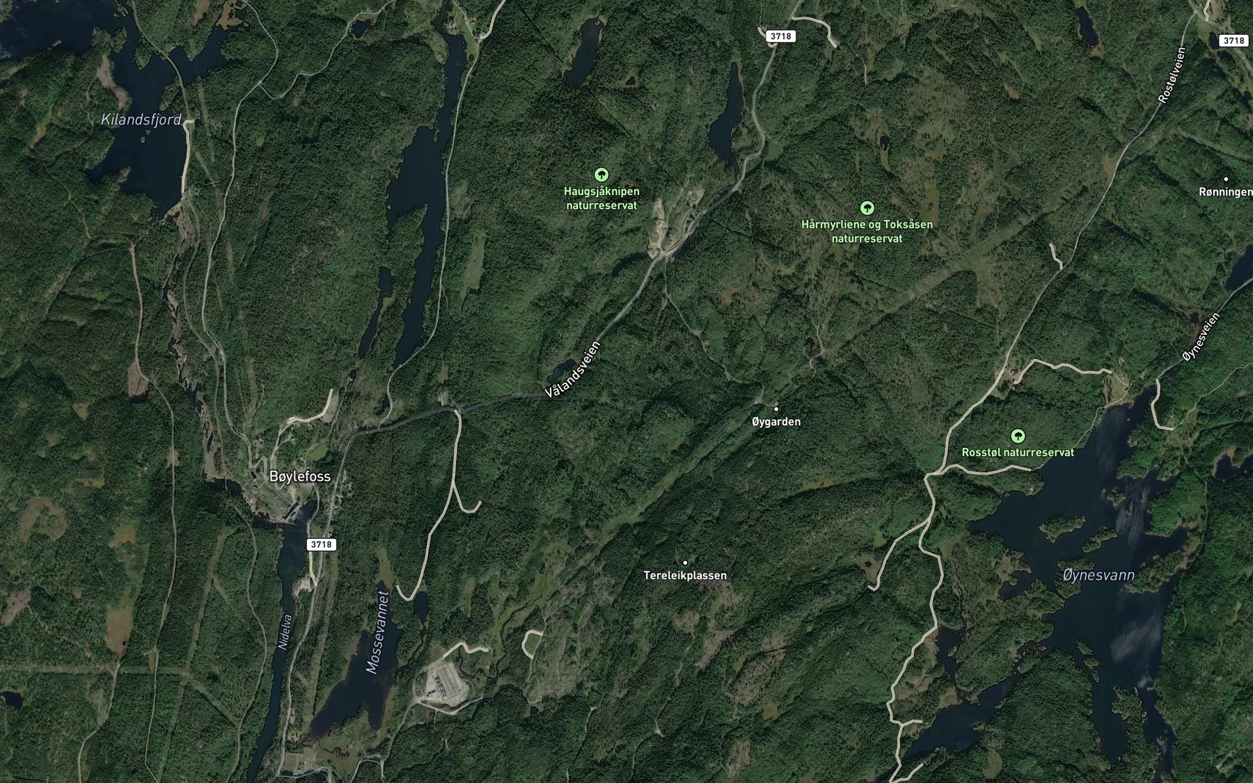 Satellite map of the Valandsbekken